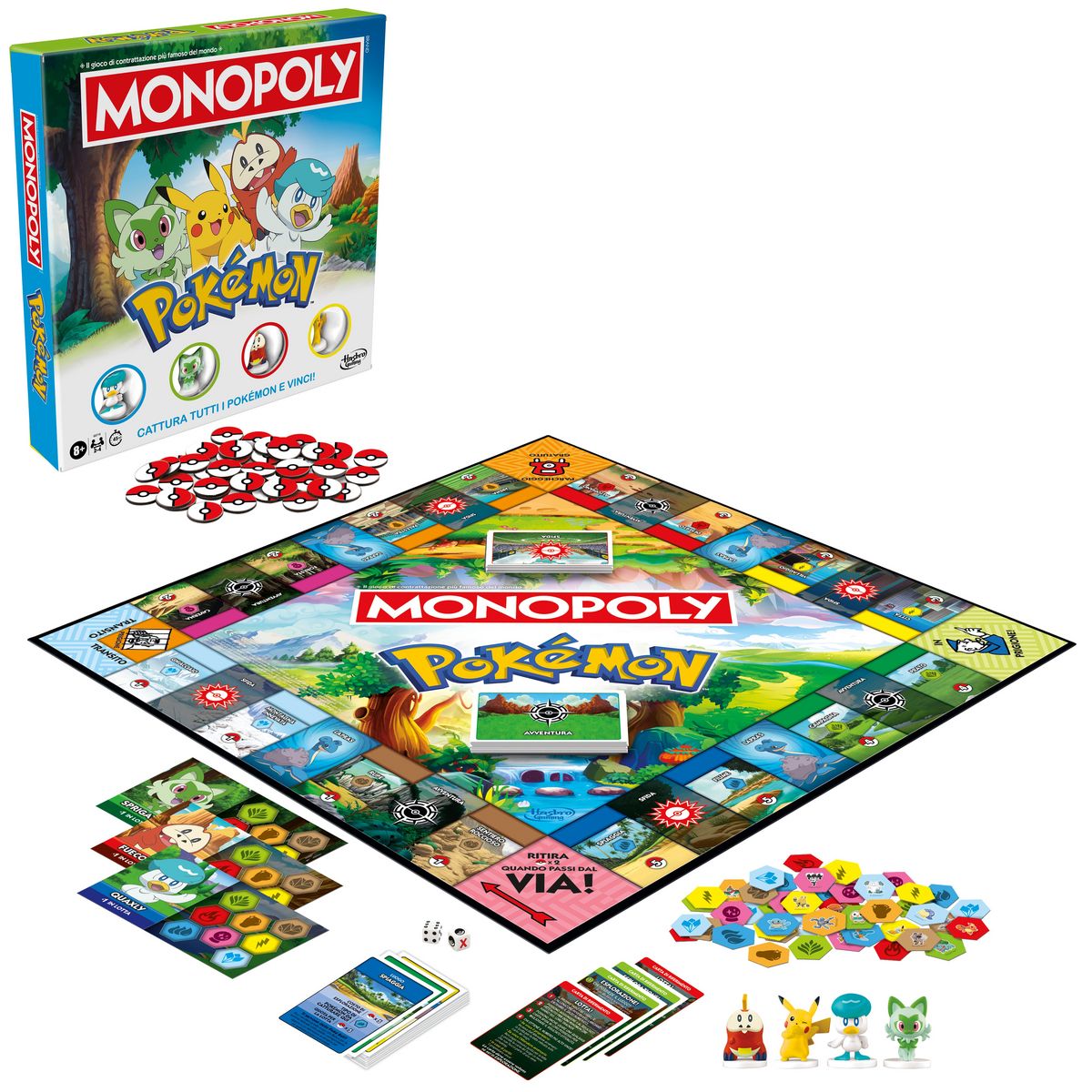 HASBRO Jeu Monopoly Pokemon