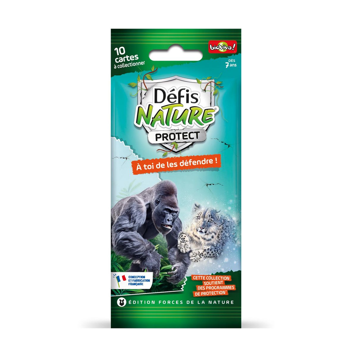 BIOVIVA Pack de 10 Cartes Booster Défi Nature Protect