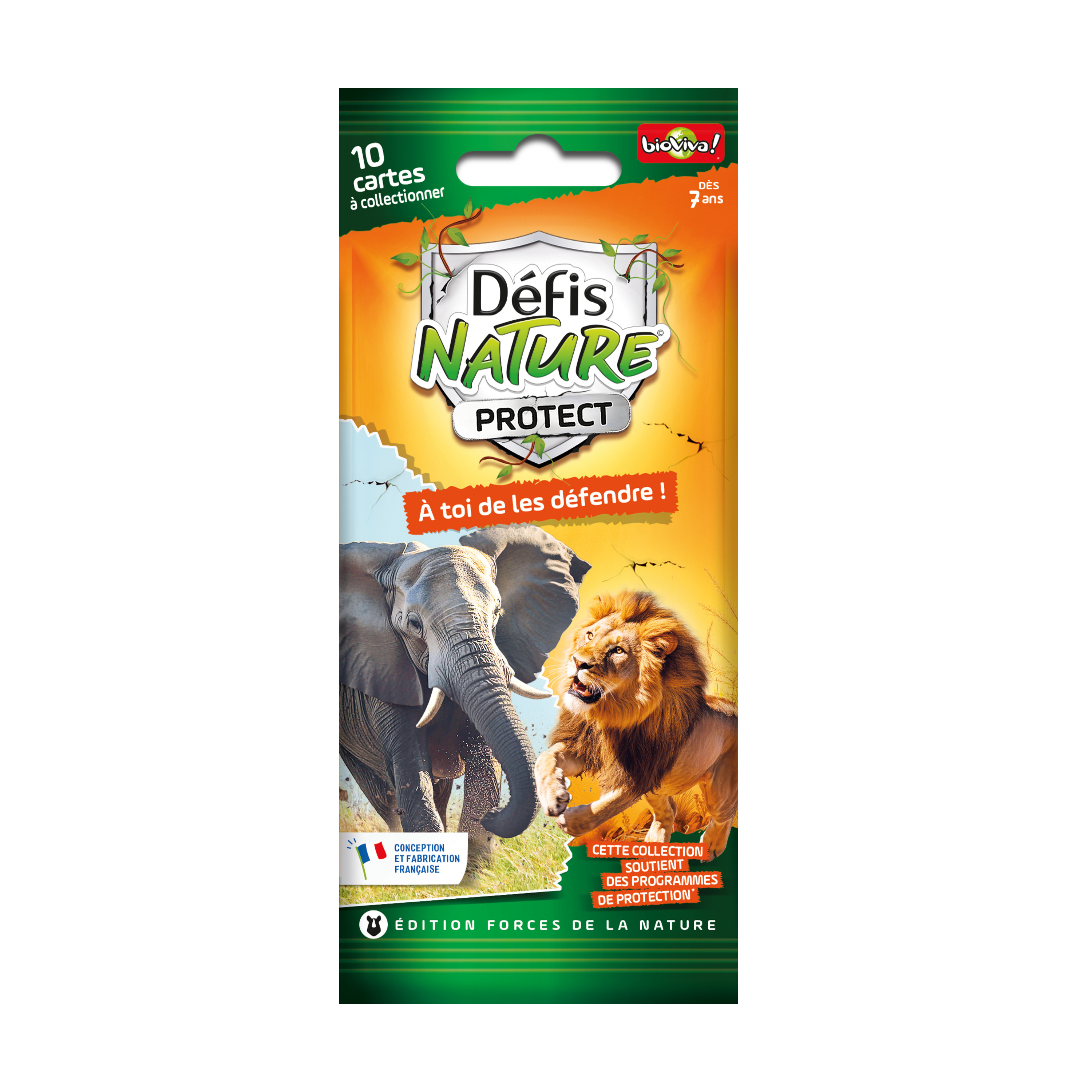 Voir la diapositive 3 : BIOVIVA Pack de 10 Cartes Booster Défi Nature Protect