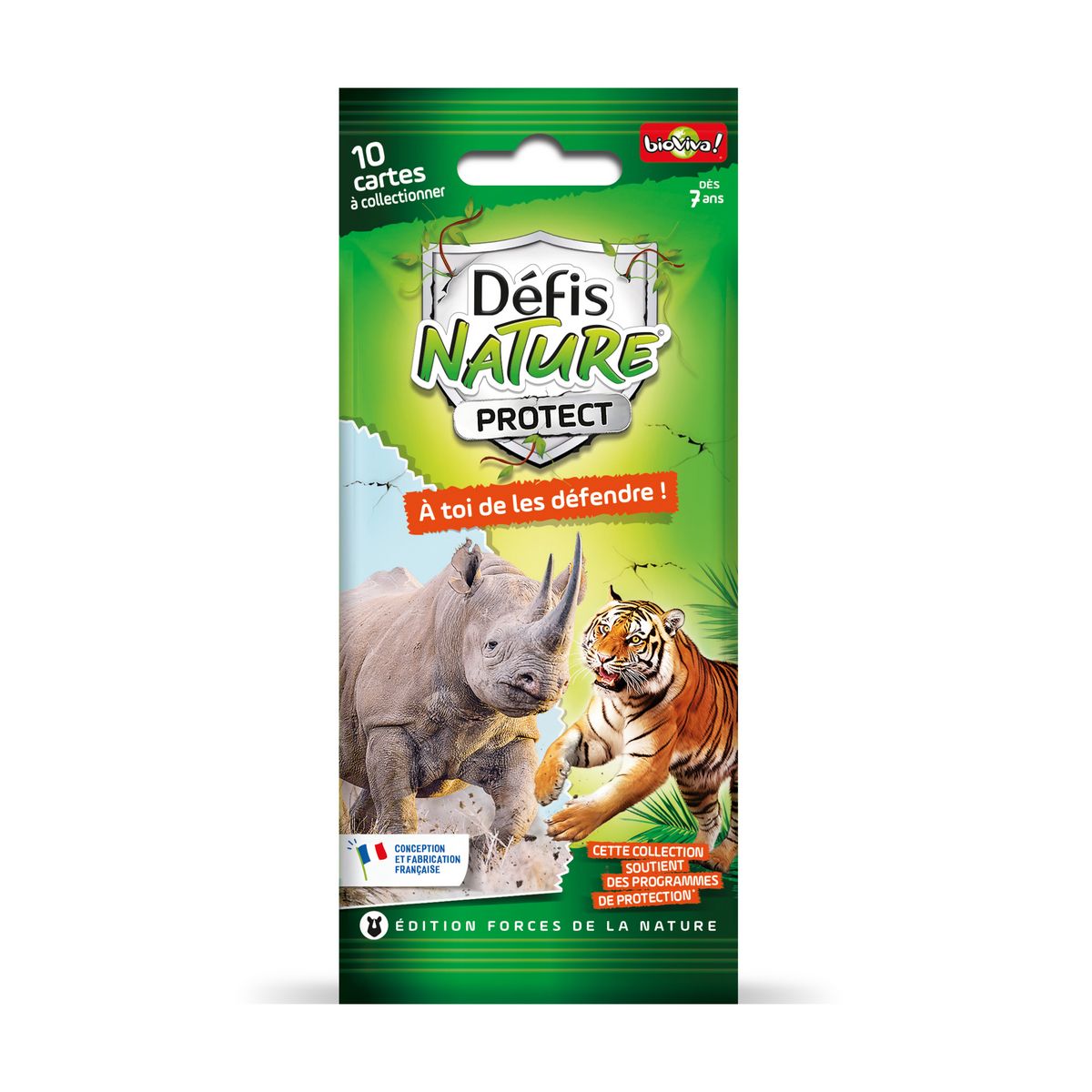BIOVIVA Pack de 10 Cartes Booster Défi Nature Protect