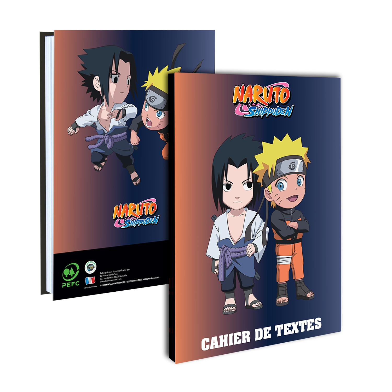 LA PLUME DORÉE Cahier de texte Naruto 2026/2027.-