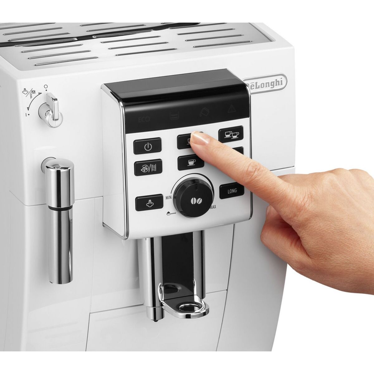DELONGHI Machine expresso broyeur ECAM13.123.W - Blanc