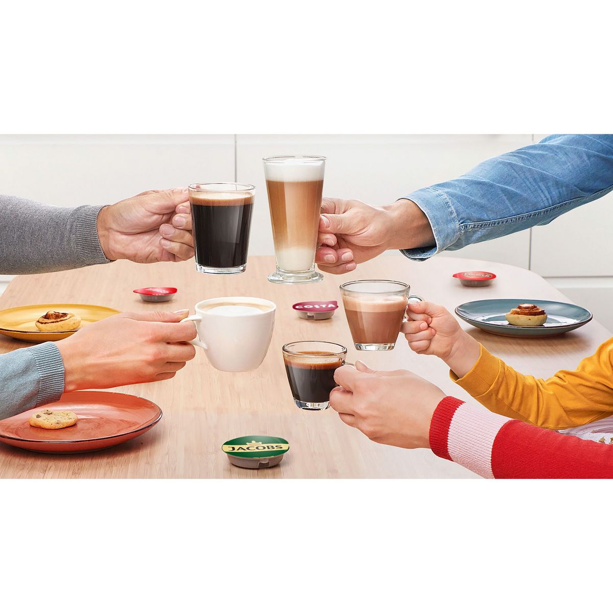 BOSCH Machine à café à dosette TAS1102C9 - Noir