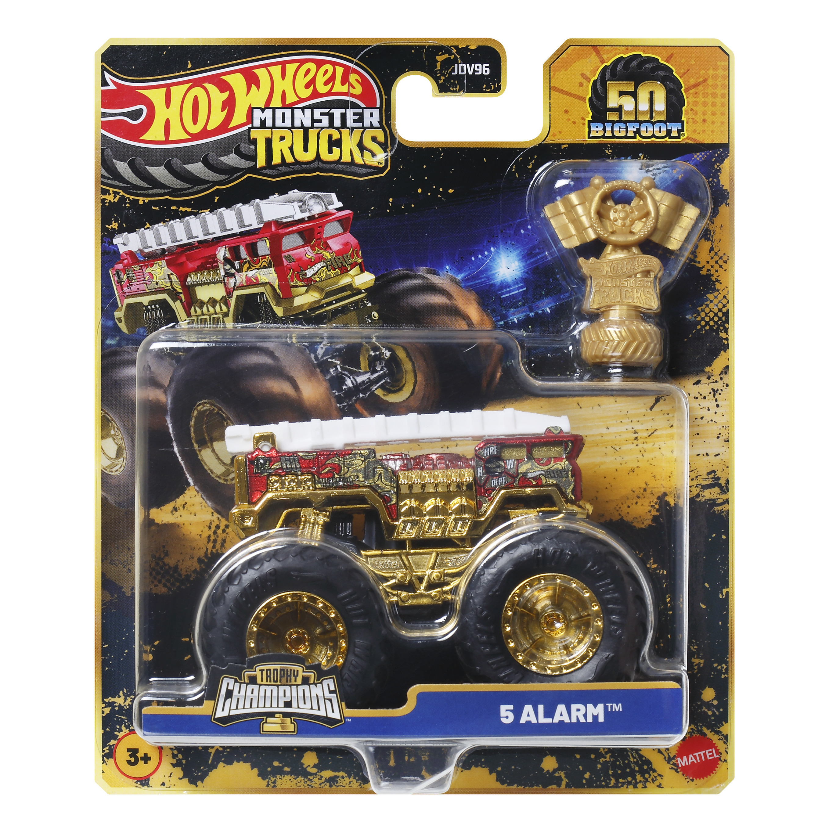 Voir la diapositive 4 : MATTEL Véhicule Monster Trucks Hot Wheels BogFoot