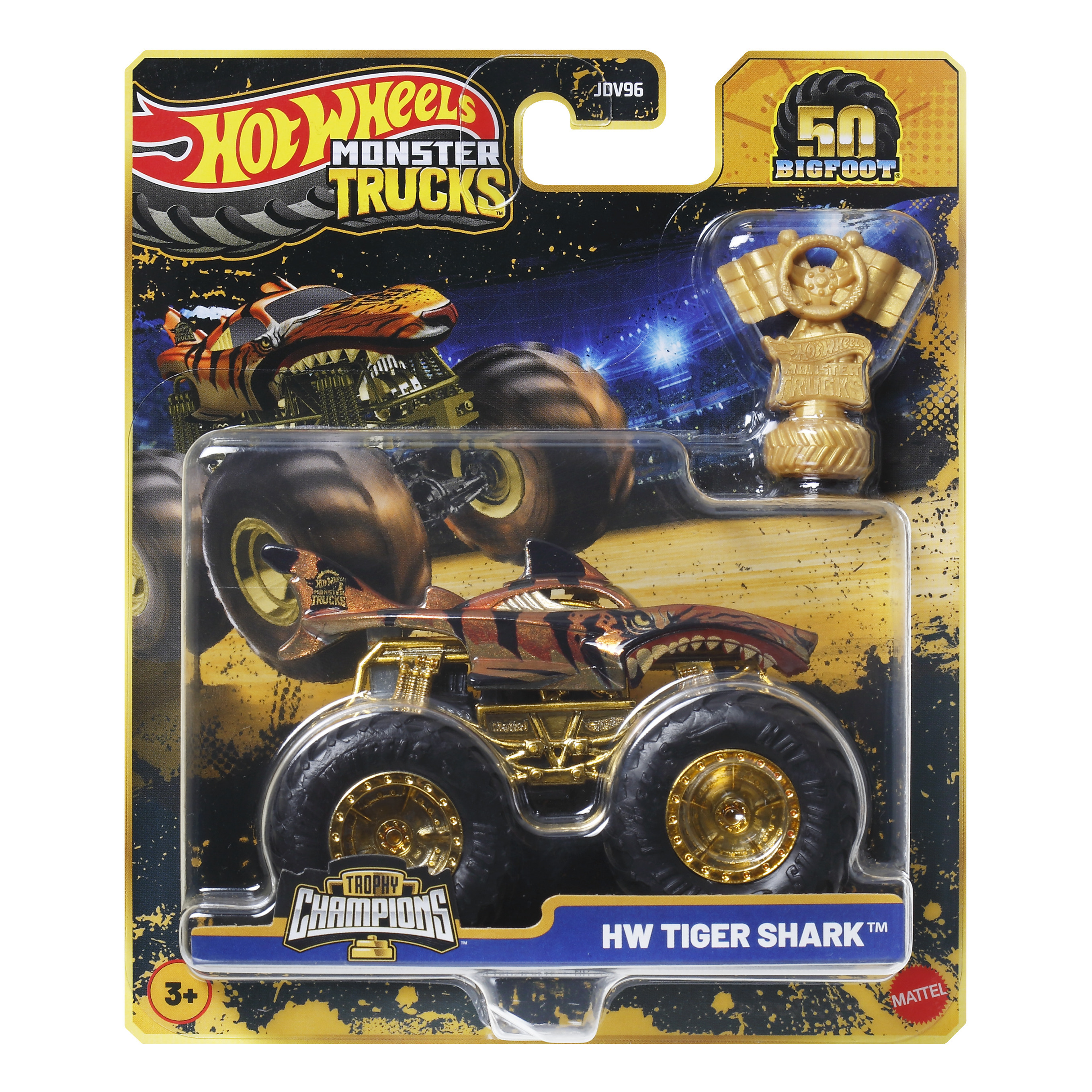 Voir la diapositive 6 : MATTEL Véhicule Monster Trucks Hot Wheels BogFoot