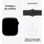 Voir la diapositive 3 : APPLE Montre connectée Watch 10 42mm Alu taille S/M - Noir