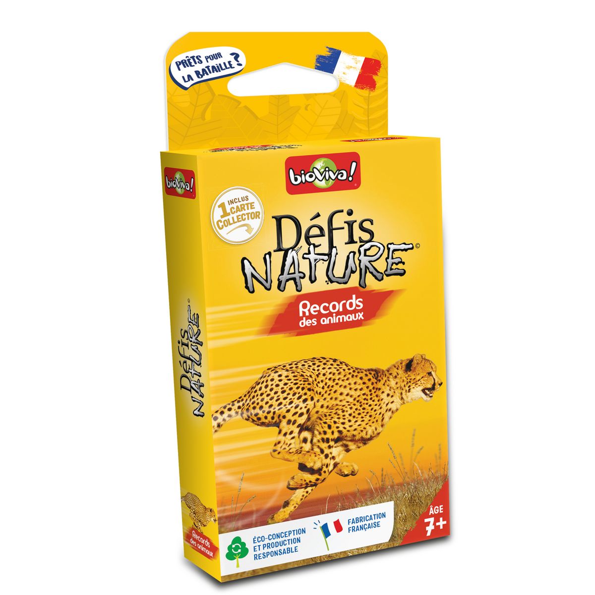 BIOVIVA Pack cartes Défi Nature Records des Animaux inclus une carte collector