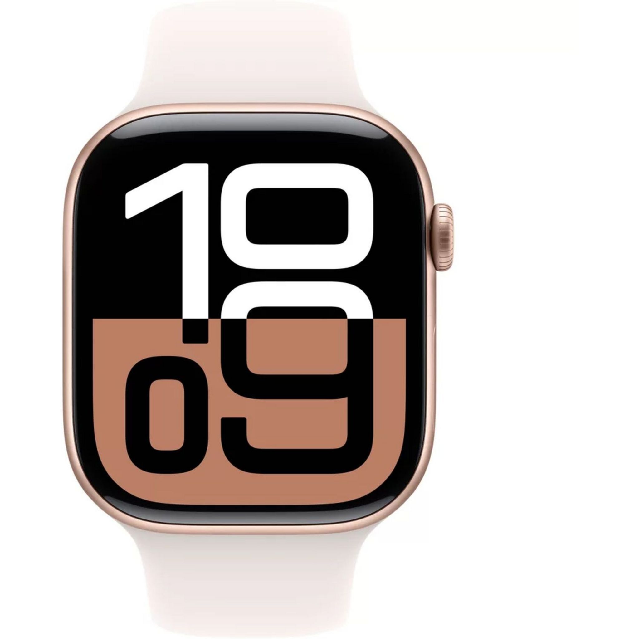Voir la diapositive 2 : APPLE Montre connectée Watch 10 42mm Alu taille S/M - Or Rose