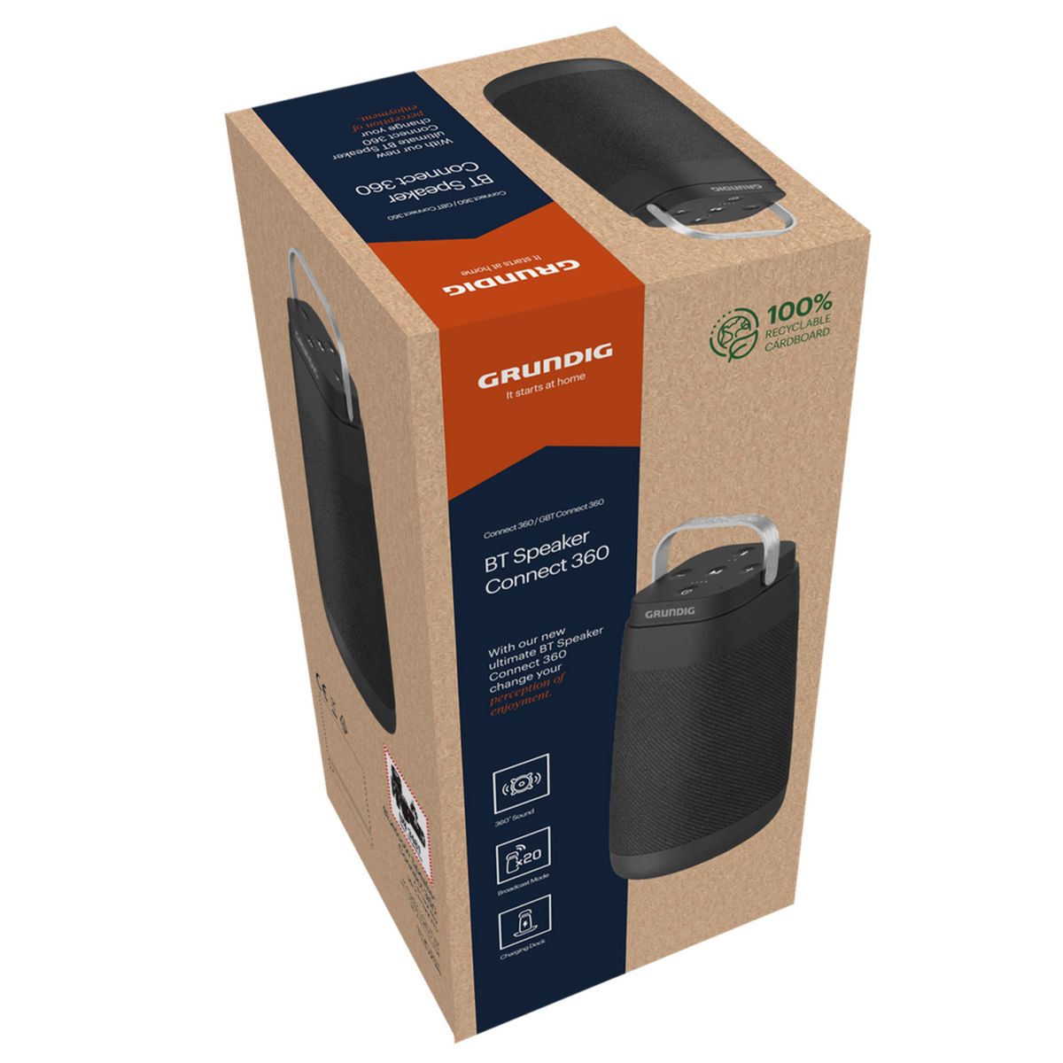 GRUNDIG Enceinte portable Connect 360 - Noir