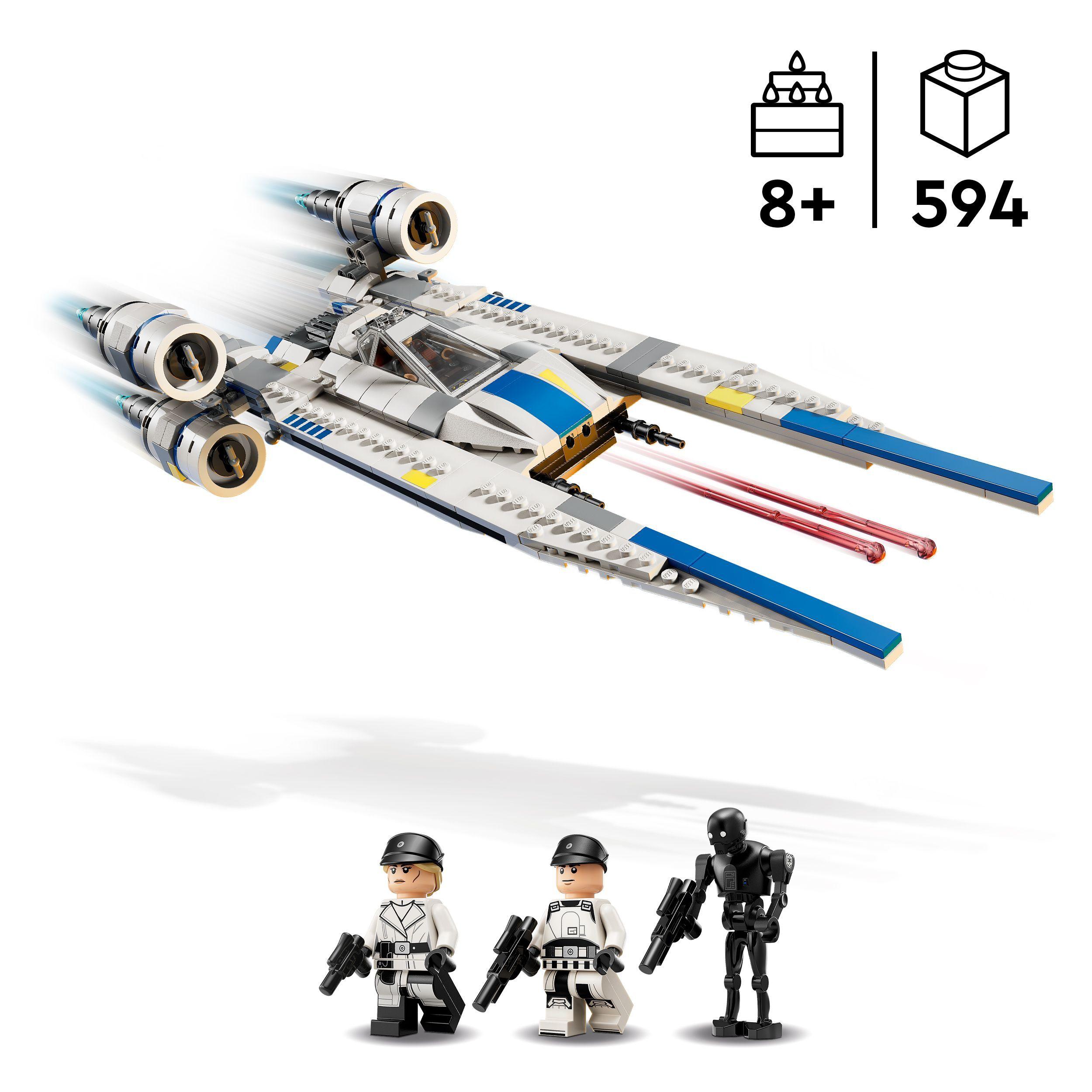 Voir la diapositive 3 : LEGO Star Wars 75399 Andor Le Chasseur Stellaire U-Wing de l’Alliance Rebelle - Jeu 8 Ans