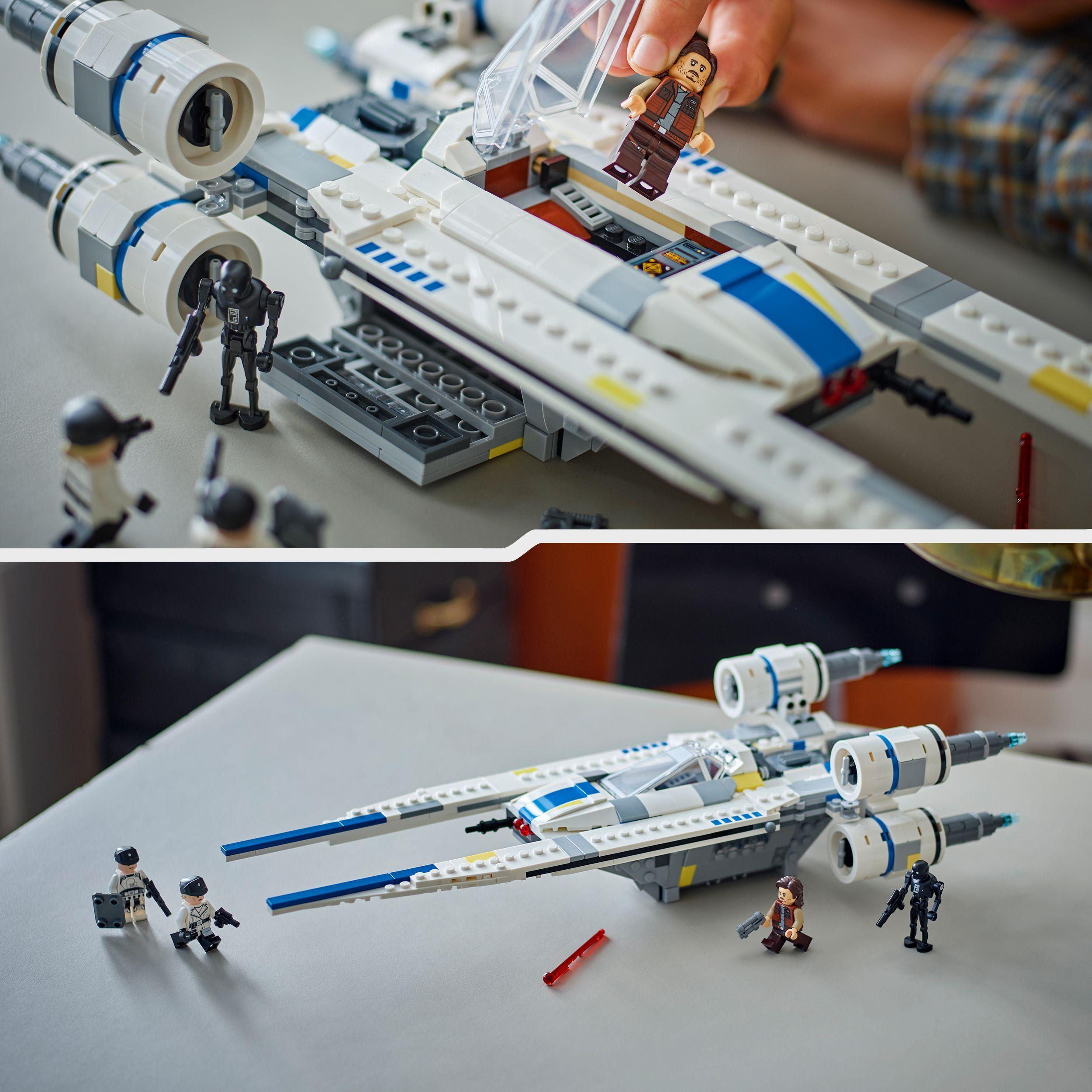Voir la diapositive 6 : LEGO Star Wars 75399 Andor Le Chasseur Stellaire U-Wing de l’Alliance Rebelle - Jeu 8 Ans