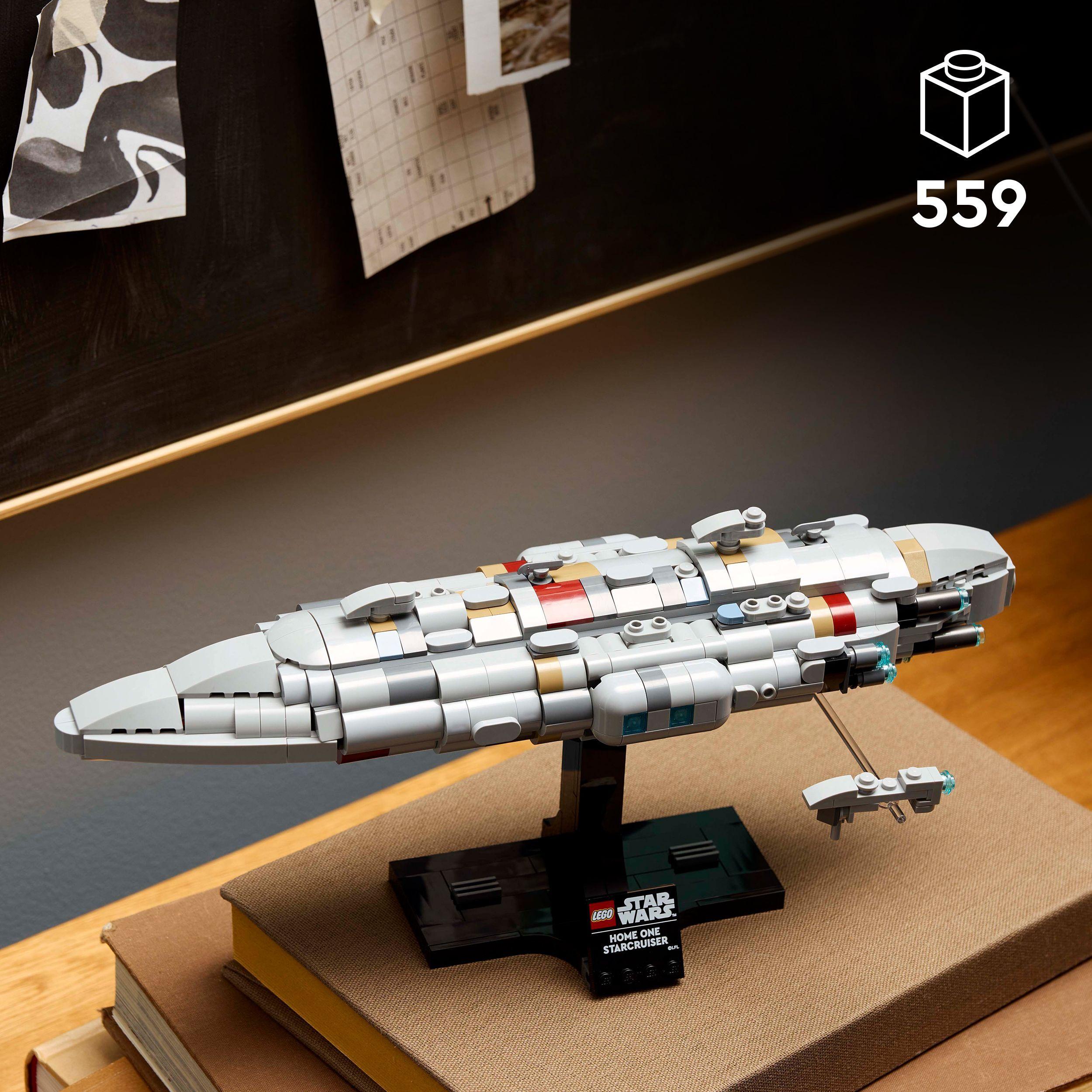 Voir la diapositive 3 : LEGO Star Wars : Le Retour du Jedi 75405 Le Starcruiser Home One - Maquette pour adulte