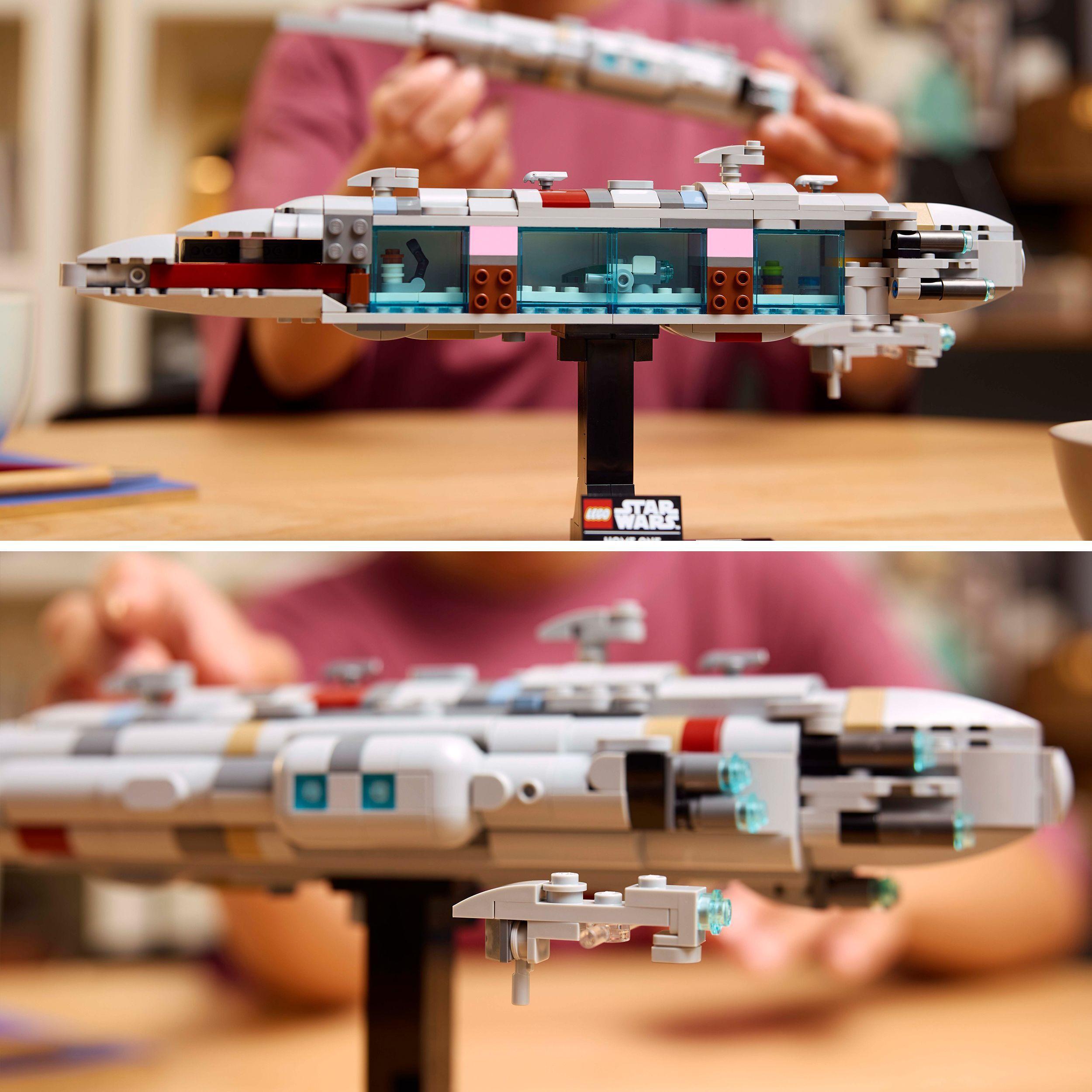 Voir la diapositive 6 : LEGO Star Wars : Le Retour du Jedi 75405 Le Starcruiser Home One - Maquette pour adulte