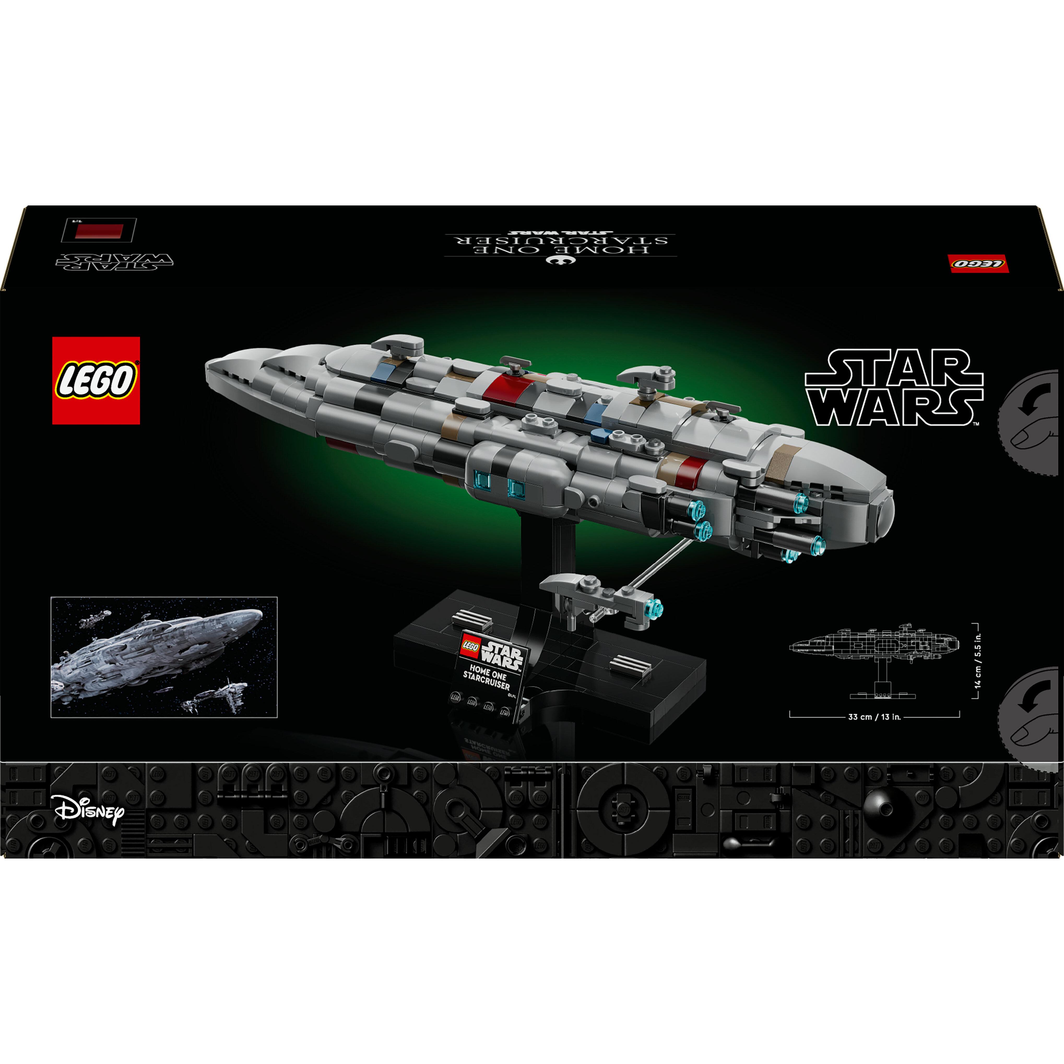 Voir la diapositive 8 : LEGO Star Wars : Le Retour du Jedi 75405 Le Starcruiser Home One - Maquette pour adulte