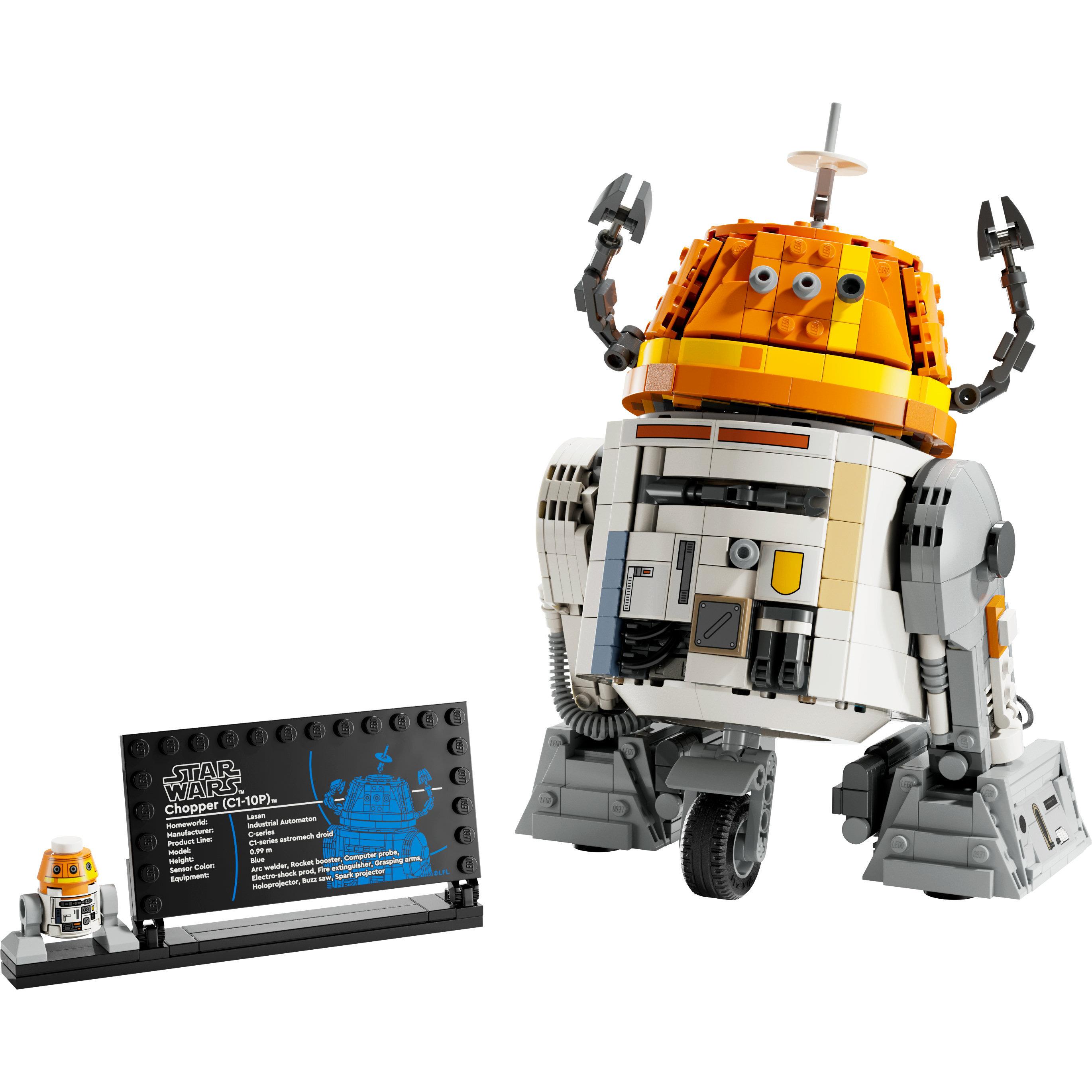 Voir la diapositive 2 : LEGO Star Wars 75416 Ahsoka Le Droïde Astromécano Chopper (C1-10P) - Jouet Garçon 10 Ans