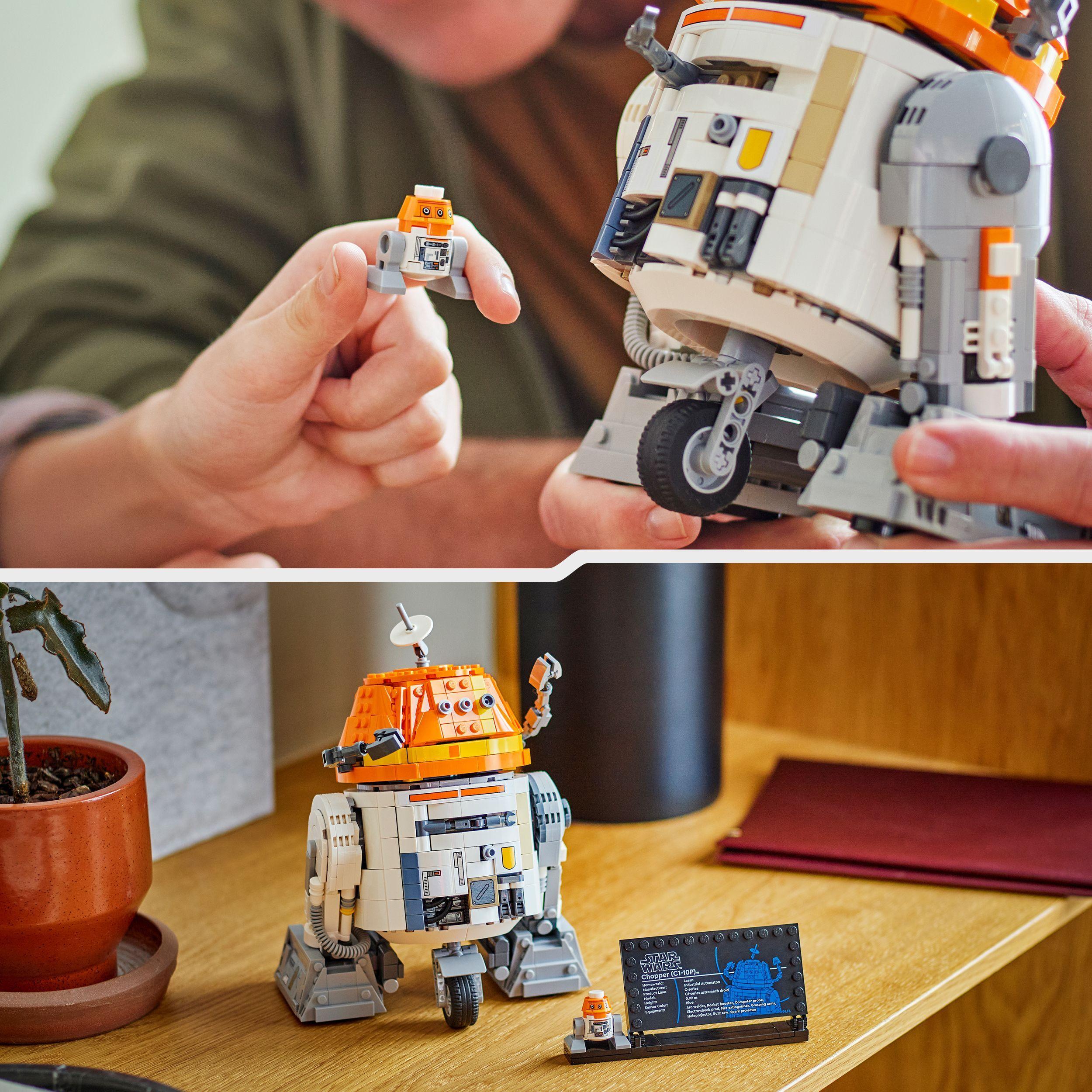 Voir la diapositive 6 : LEGO Star Wars 75416 Ahsoka Le Droïde Astromécano Chopper (C1-10P) - Jouet Garçon 10 Ans