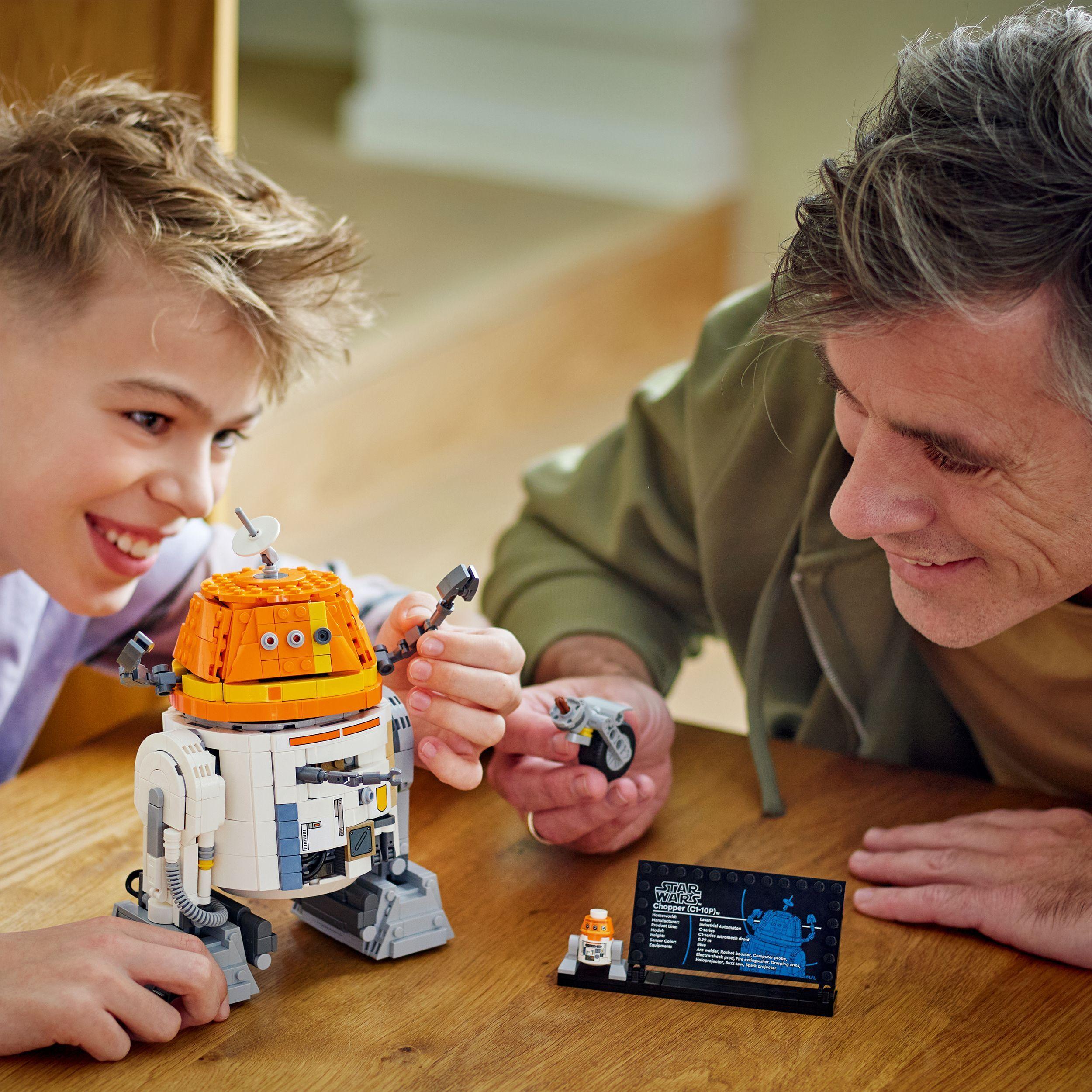 Voir la diapositive 7 : LEGO Star Wars 75416 Ahsoka Le Droïde Astromécano Chopper (C1-10P) - Jouet Garçon 10 Ans