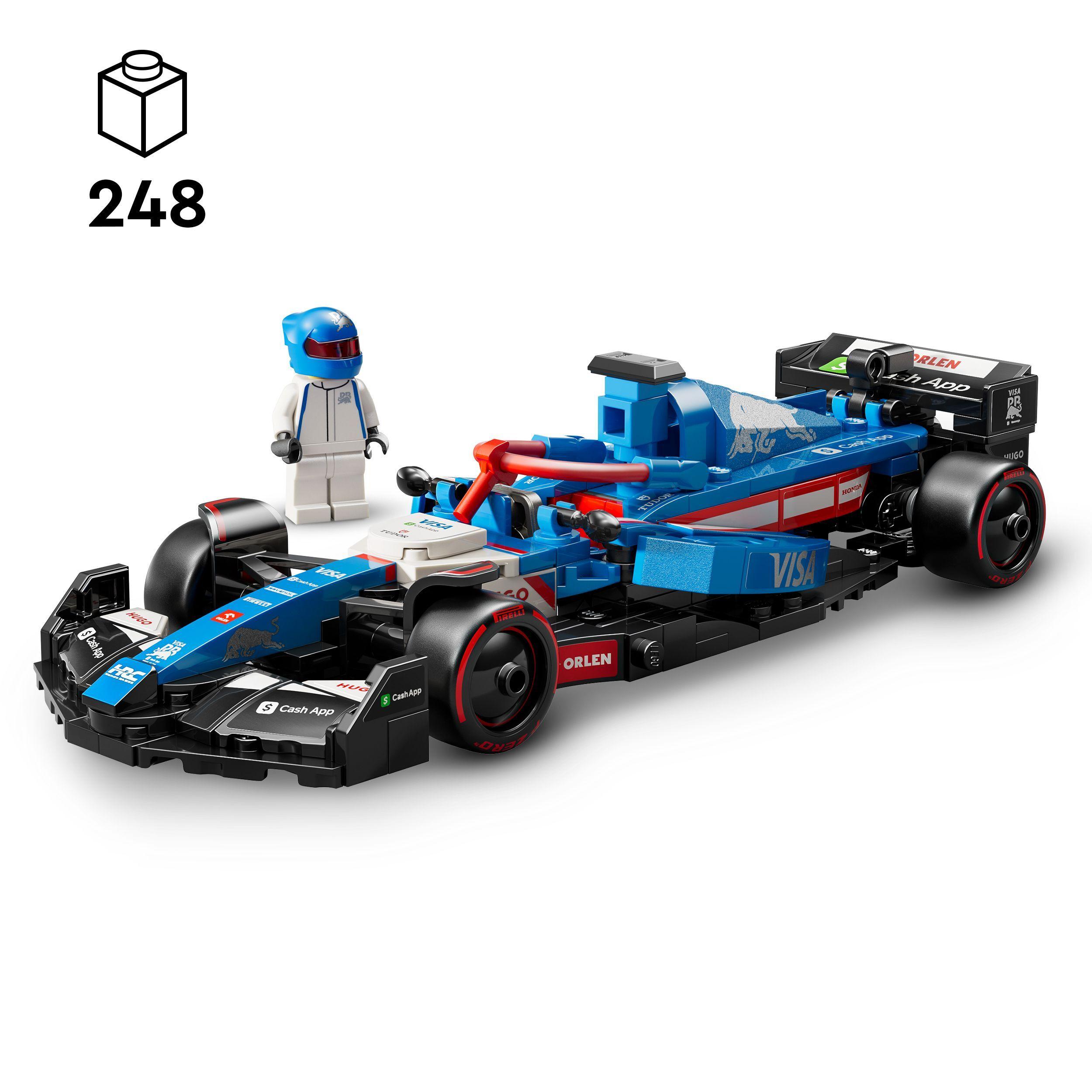 Voir la diapositive 4 : LEGO Speed Champions 77246 Voiture F1 Visa Cash App RB VCARB 01 - Idée cadeau pour adulte