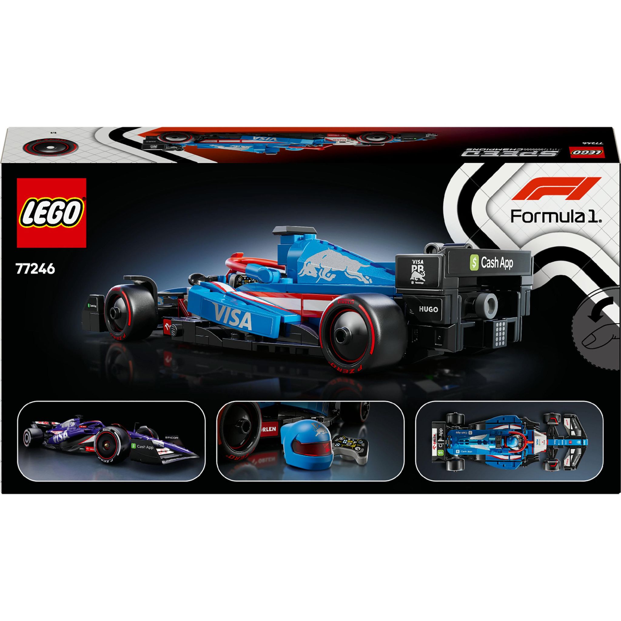 Voir la diapositive 5 : LEGO Speed Champions 77246 - Voiture F1 Visa Cash App Red Bull