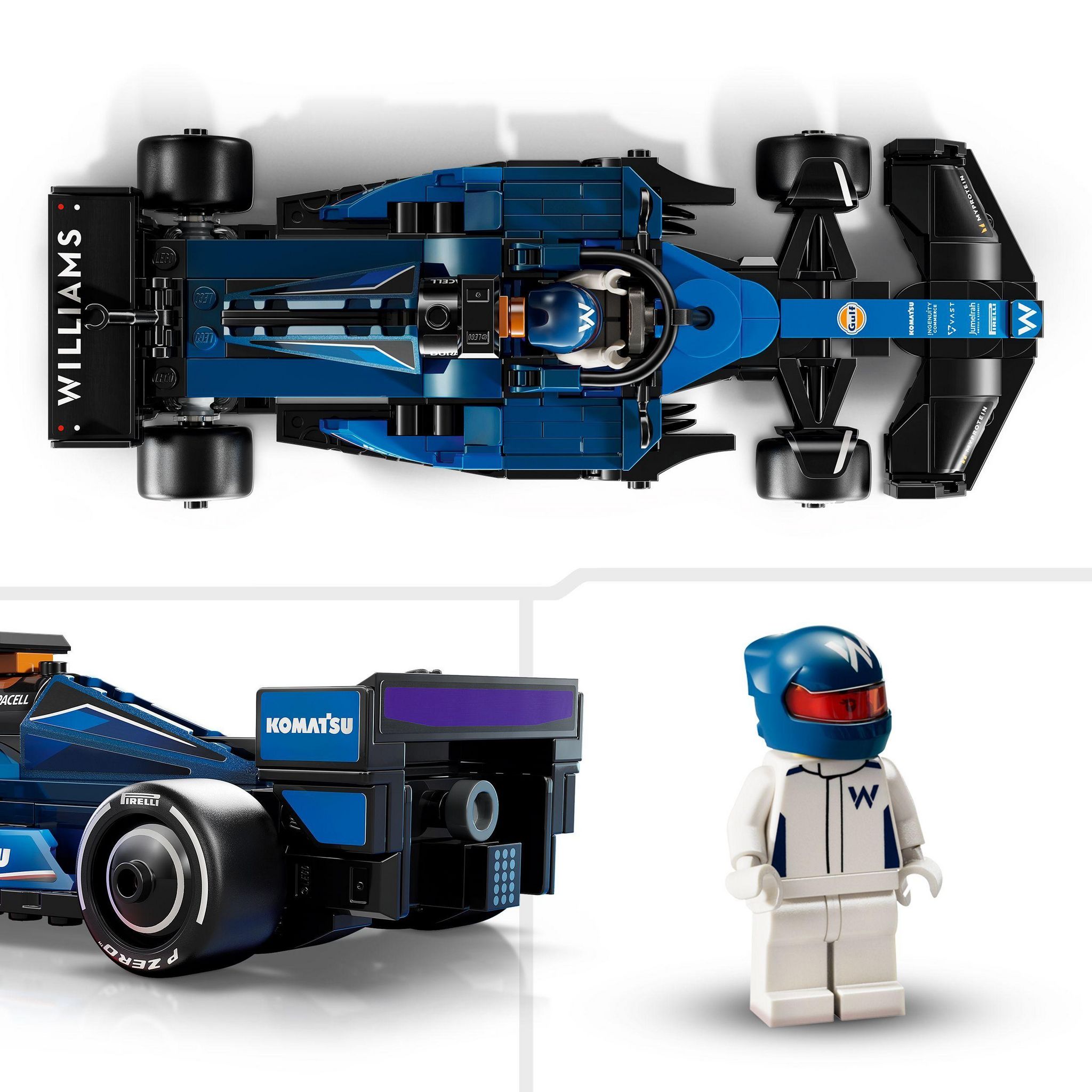 Voir la diapositive 5 : LEGO Speed Champions 77249 - Voiture F1 William Racing