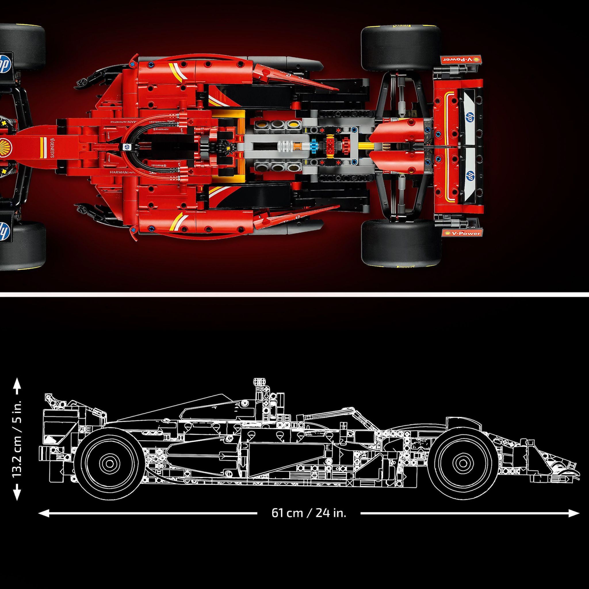 Voir la diapositive 6 : LEGO Technic 42207 - F1 Ferrari SF-24