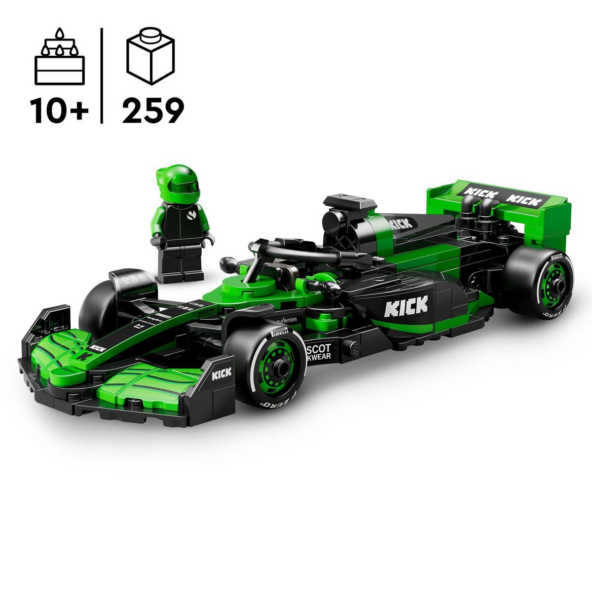 LEGO Speed Champions 77247 - Voiture F1 Kick Sauber Team