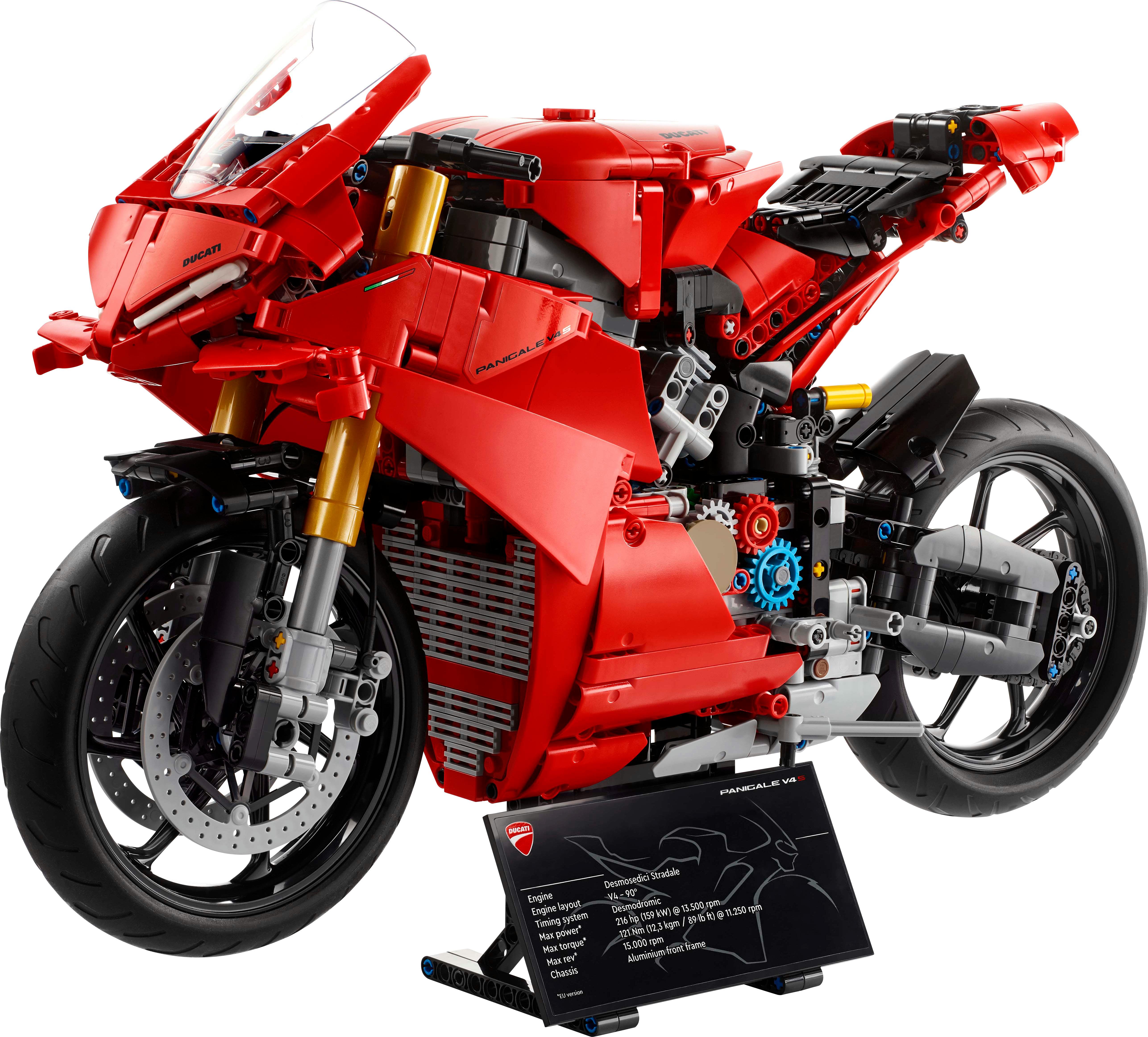 Voir la diapositive 2 : LEGO LEGO Technic 42202 La Moto Ducati Panigale V4 S - Moto à construire pour adulte