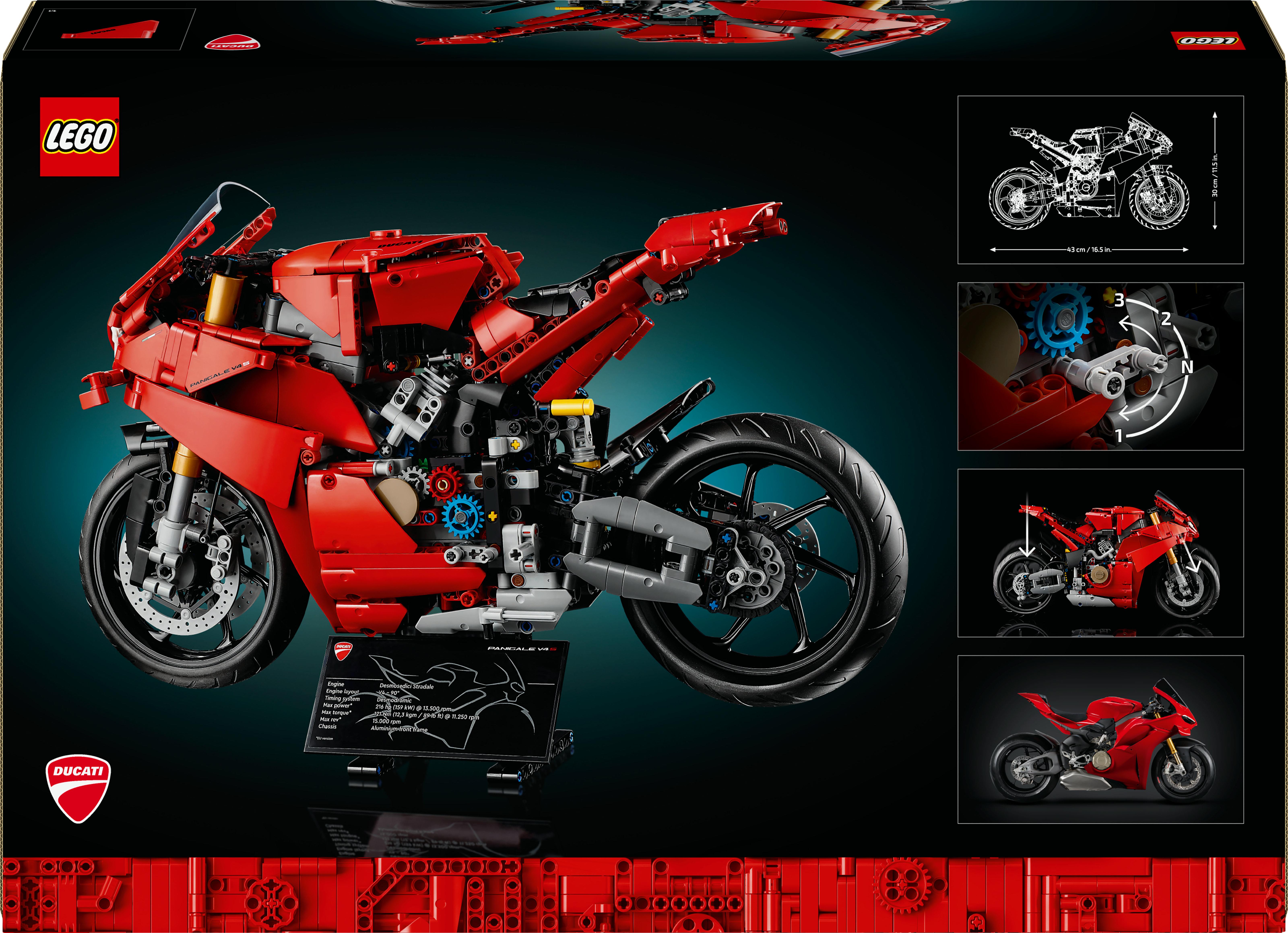 Voir la diapositive 8 : LEGO LEGO Technic 42202 La Moto Ducati Panigale V4 S - Moto à construire pour adulte