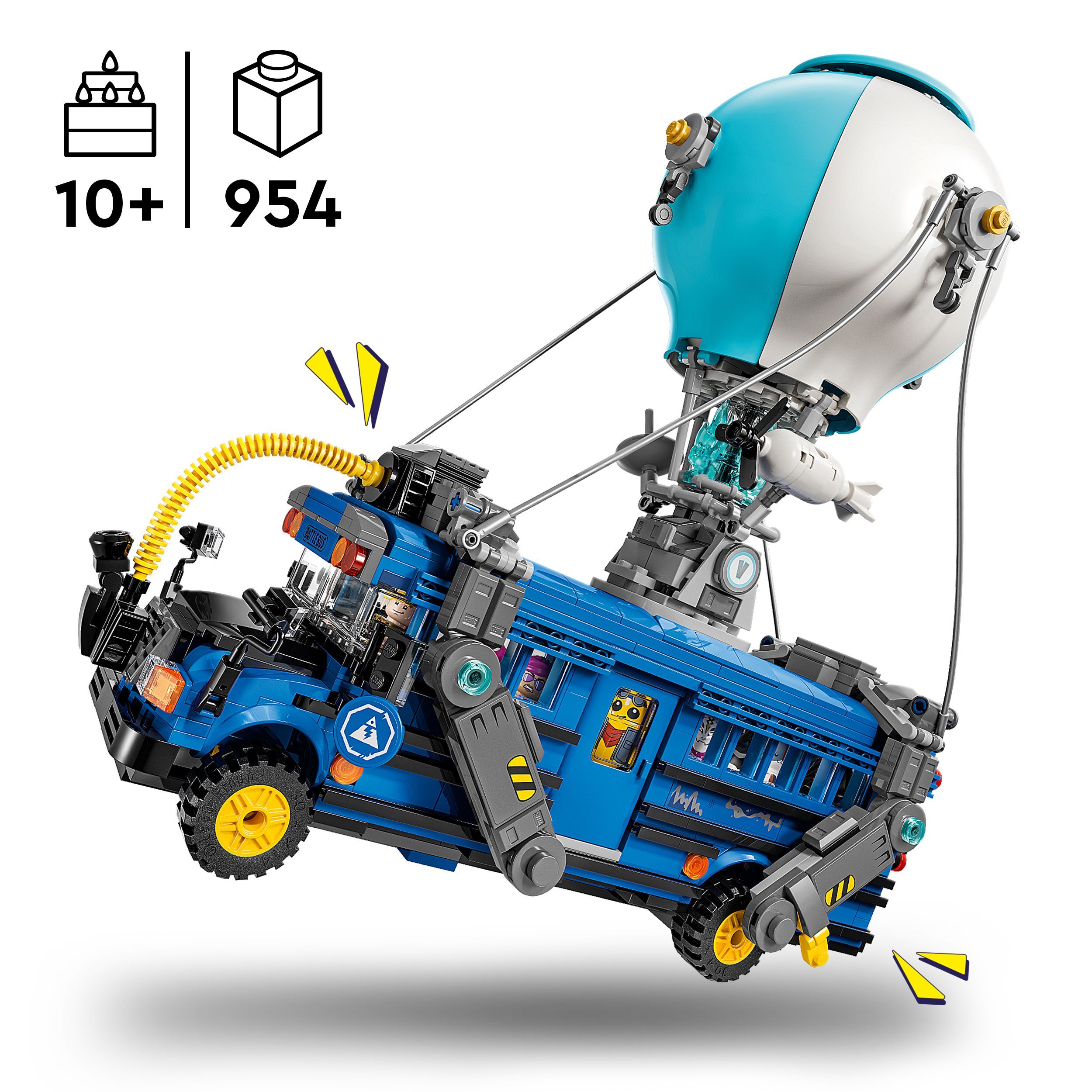Voir la diapositive 3 : LEGO Fortnite 77073 Bus de combat - Jeu de construction collector inspiré du jeu vidéo