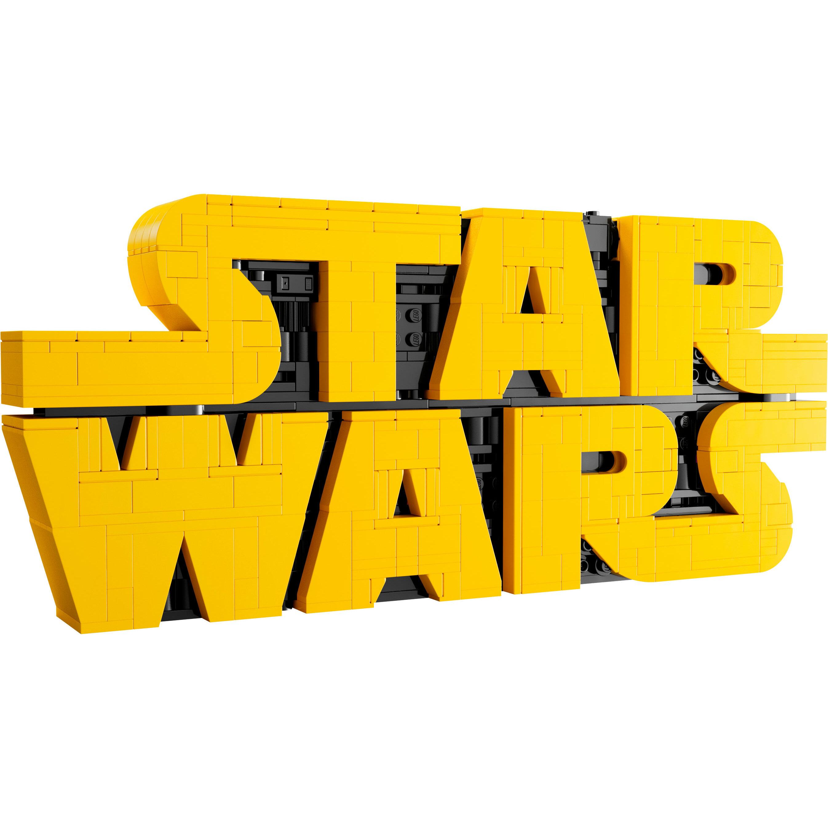 Voir la diapositive 2 : LEGO Star Wars 75407 Logo De Star Wars En Briques - Set De Construction Pour Adulte – Déco
