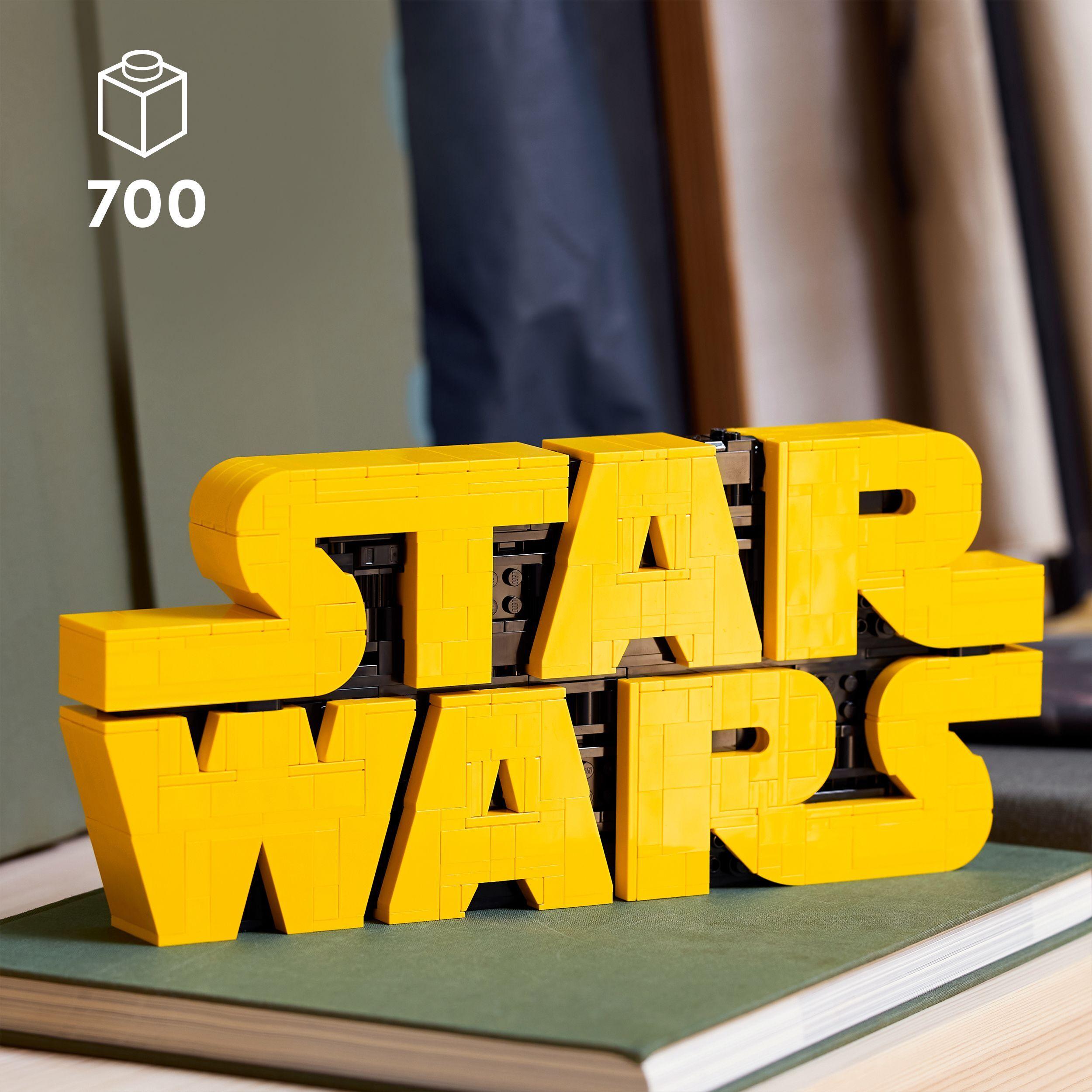 Voir la diapositive 3 : LEGO Star Wars 75407 Logo De Star Wars En Briques - Set De Construction Pour Adulte – Déco