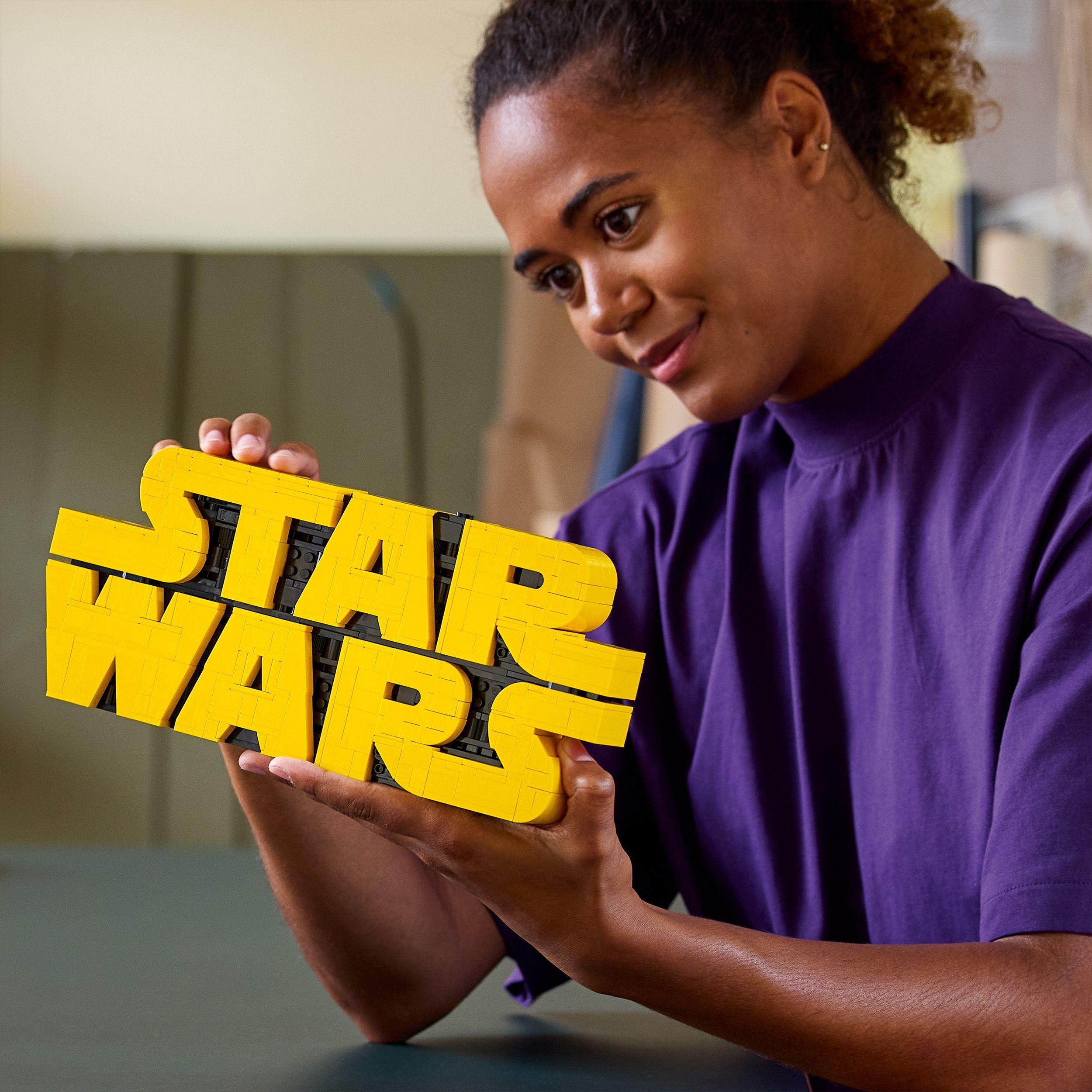 Voir la diapositive 7 : LEGO Star Wars 75407 Logo De Star Wars En Briques - Set De Construction Pour Adulte – Déco