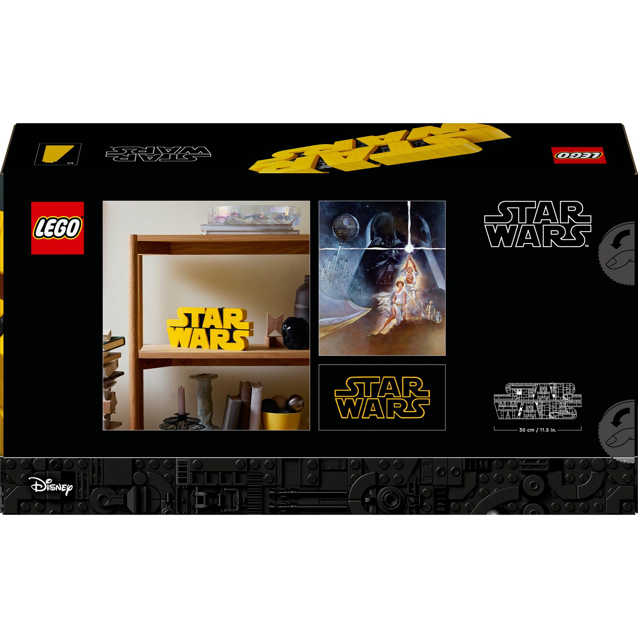 Voir la diapositive 8 : LEGO Star Wars 75407 - Logo de Star Wars en briques