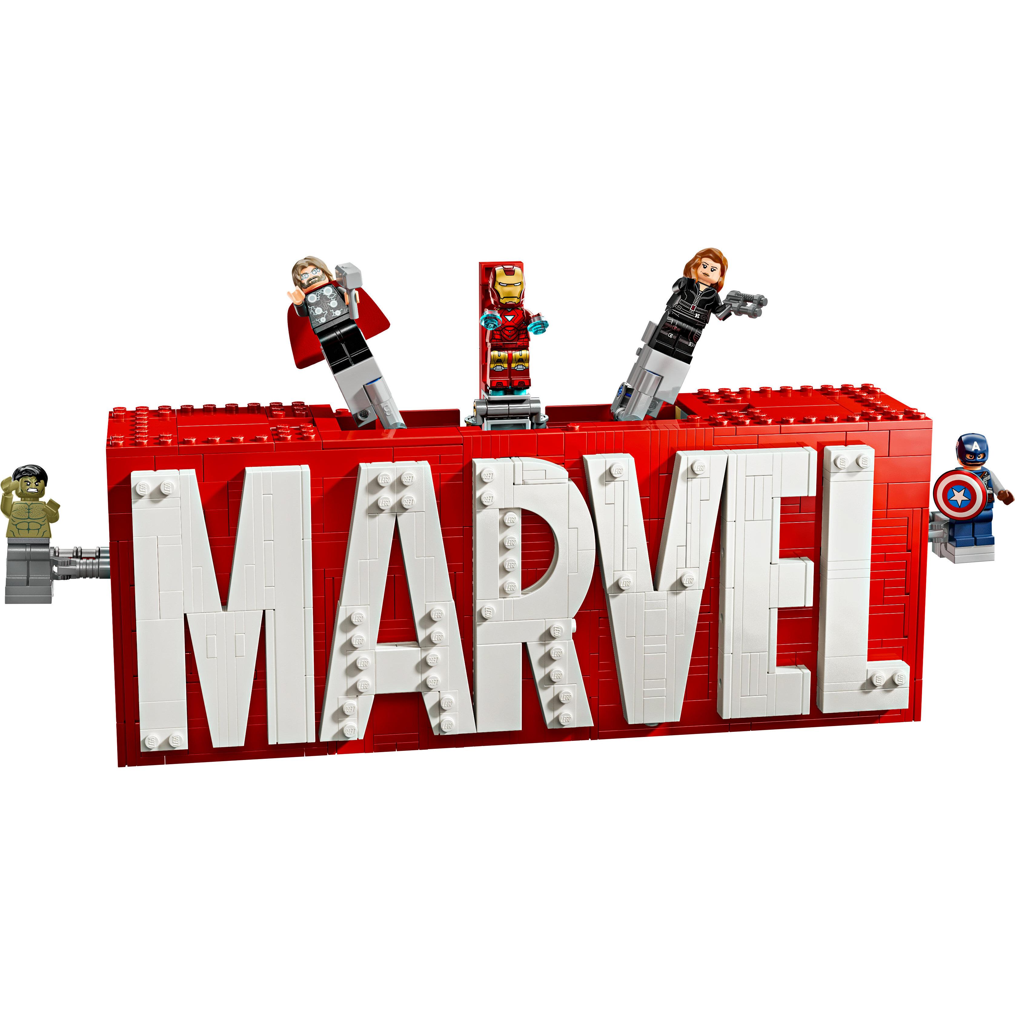 Voir la diapositive 2 : LEGO Marvel 76313 Logo MARVEL et ses super héros - Jeu de construction Avengers dès 12 ans