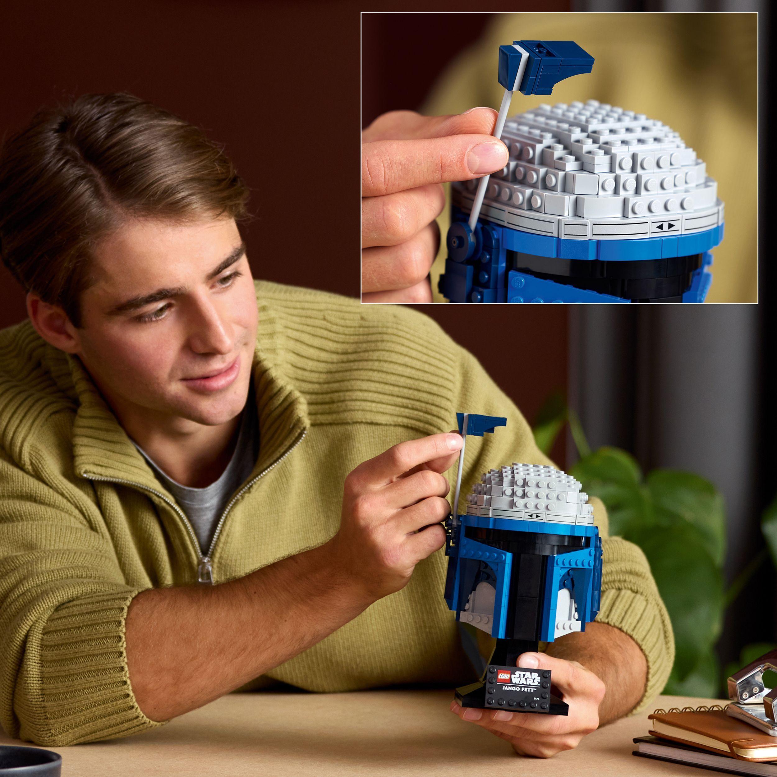 Voir la diapositive 5 : LEGO Star Wars 75408 L’Attaque Des Clones Le Casque De Jango Fett - Set - Cadeau Adulte