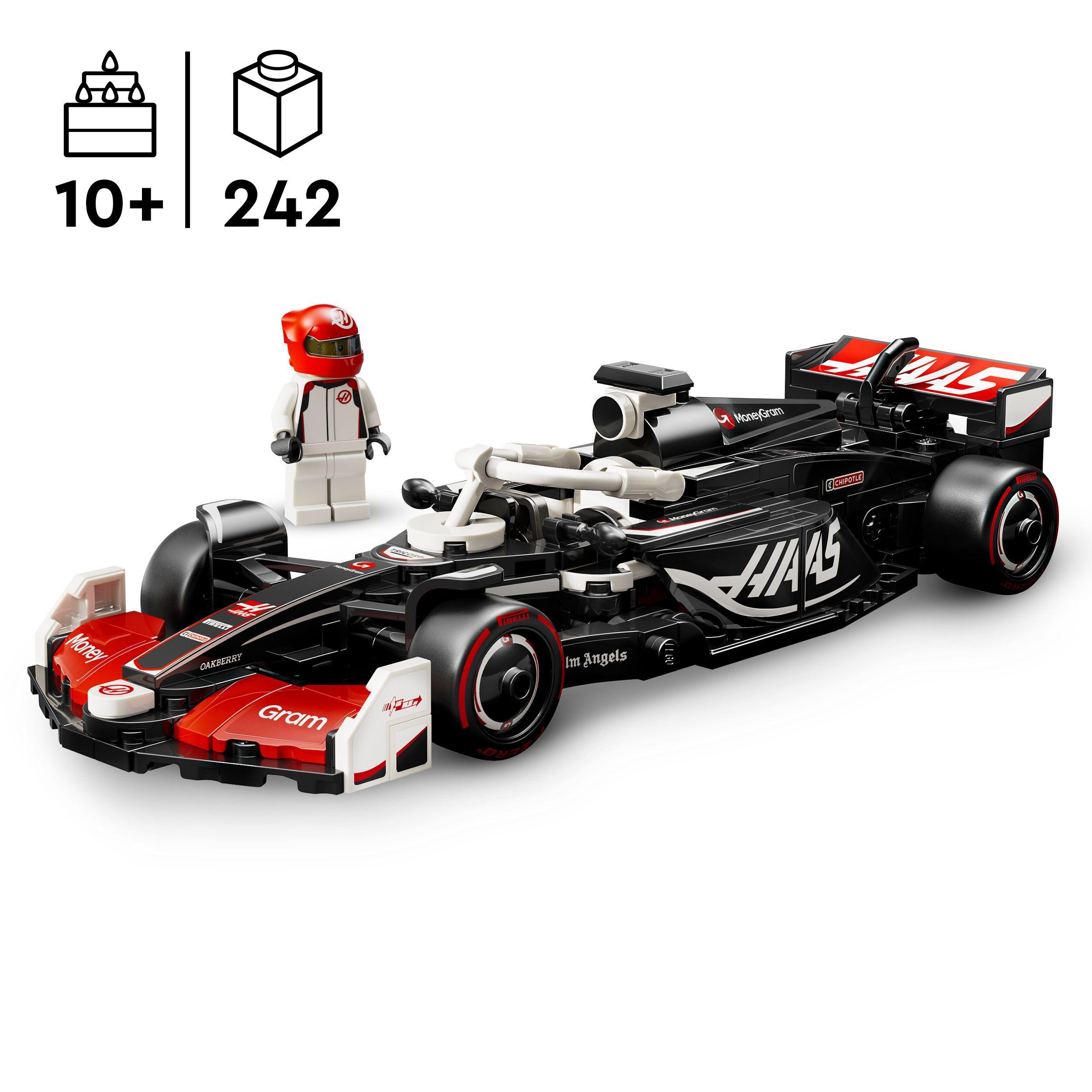Voir la diapositive 4 : LEGO Speed Champions 77250 Voiture F1 MoneyGram Haas Team VF-24 - Jouet dès 10 ans