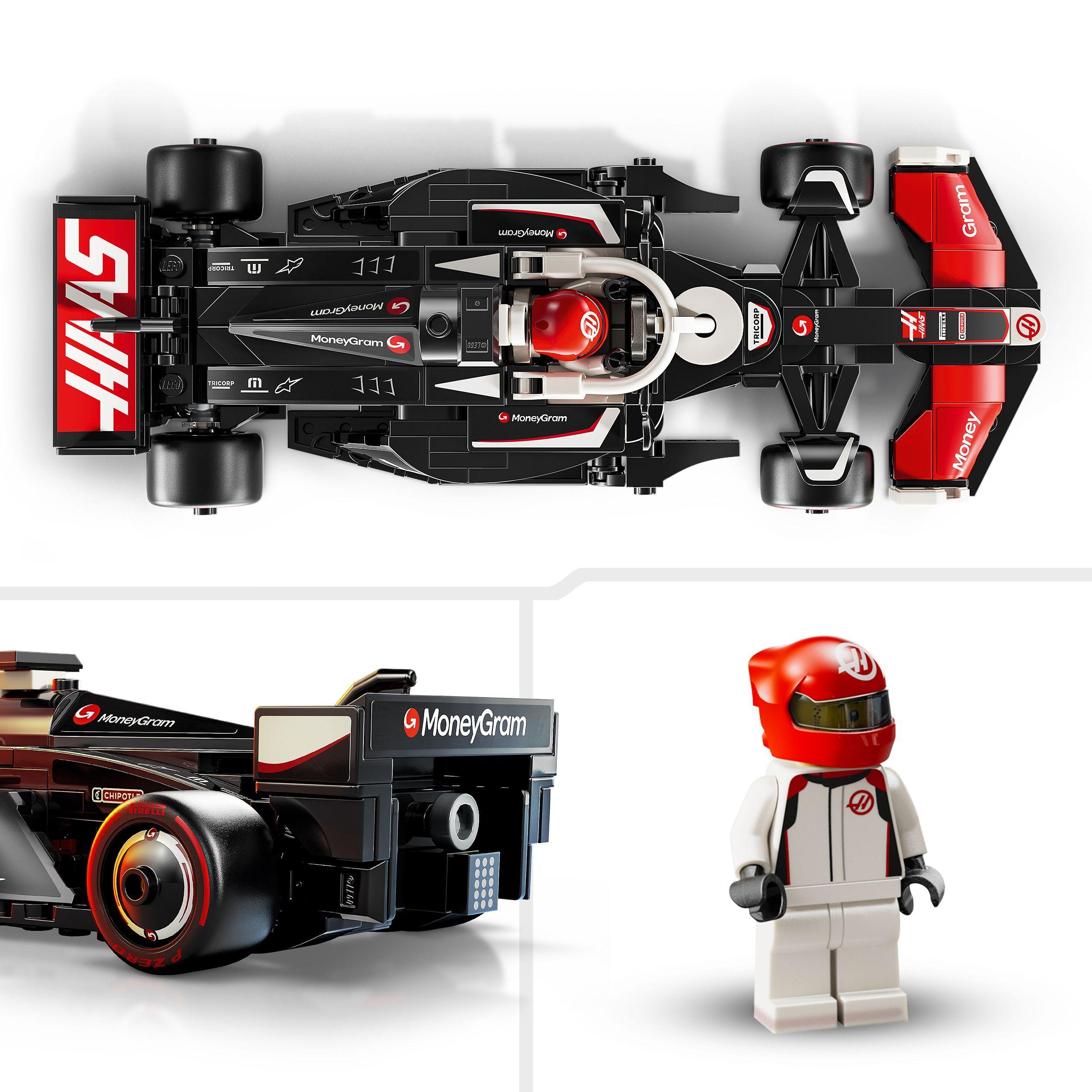 Voir la diapositive 7 : LEGO Speed Champions 77250 Voiture F1 MoneyGram Haas Team VF-24 - Jouet dès 10 ans