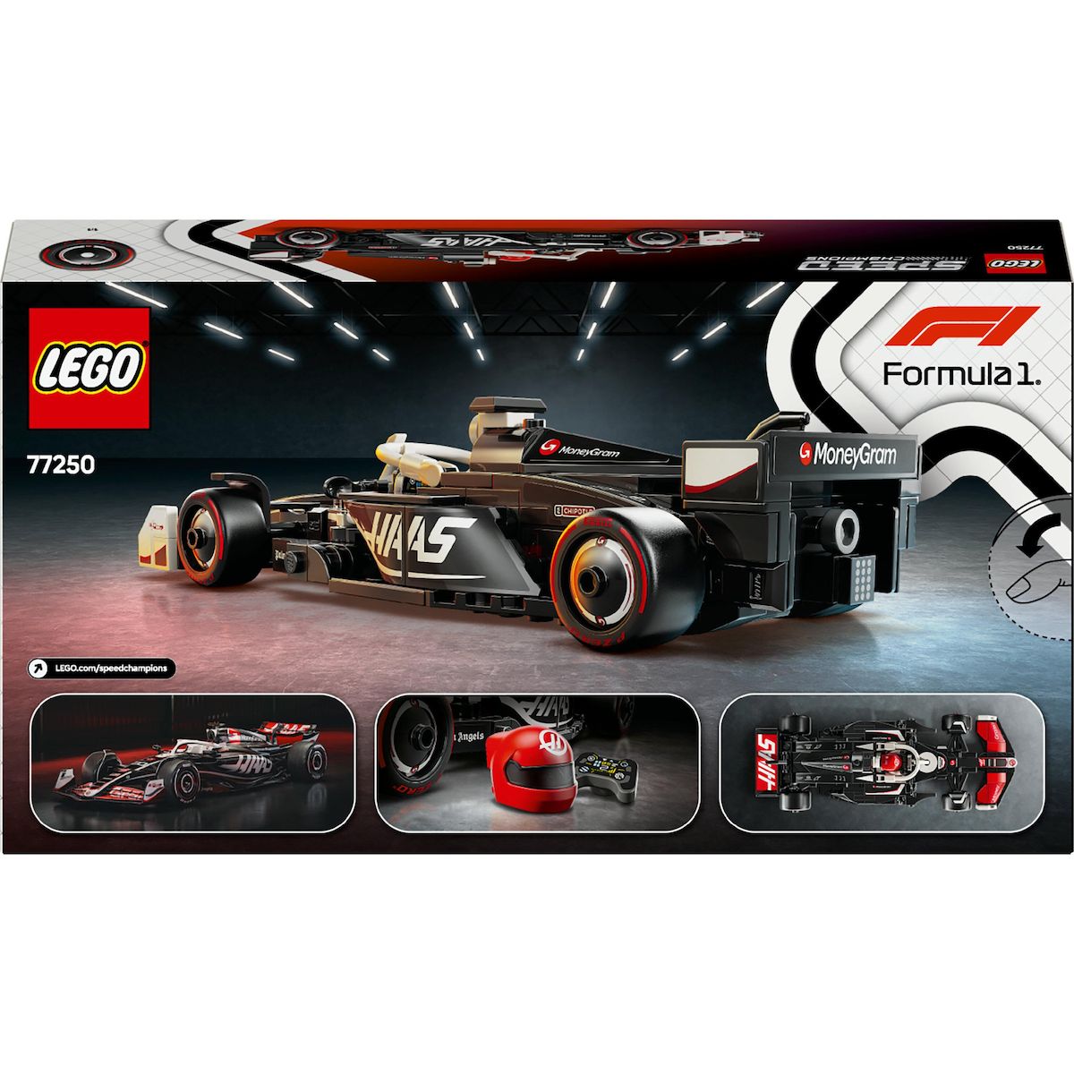 LEGO Speed Champions 77250 - Voiture F1 Money Gram Haas Team