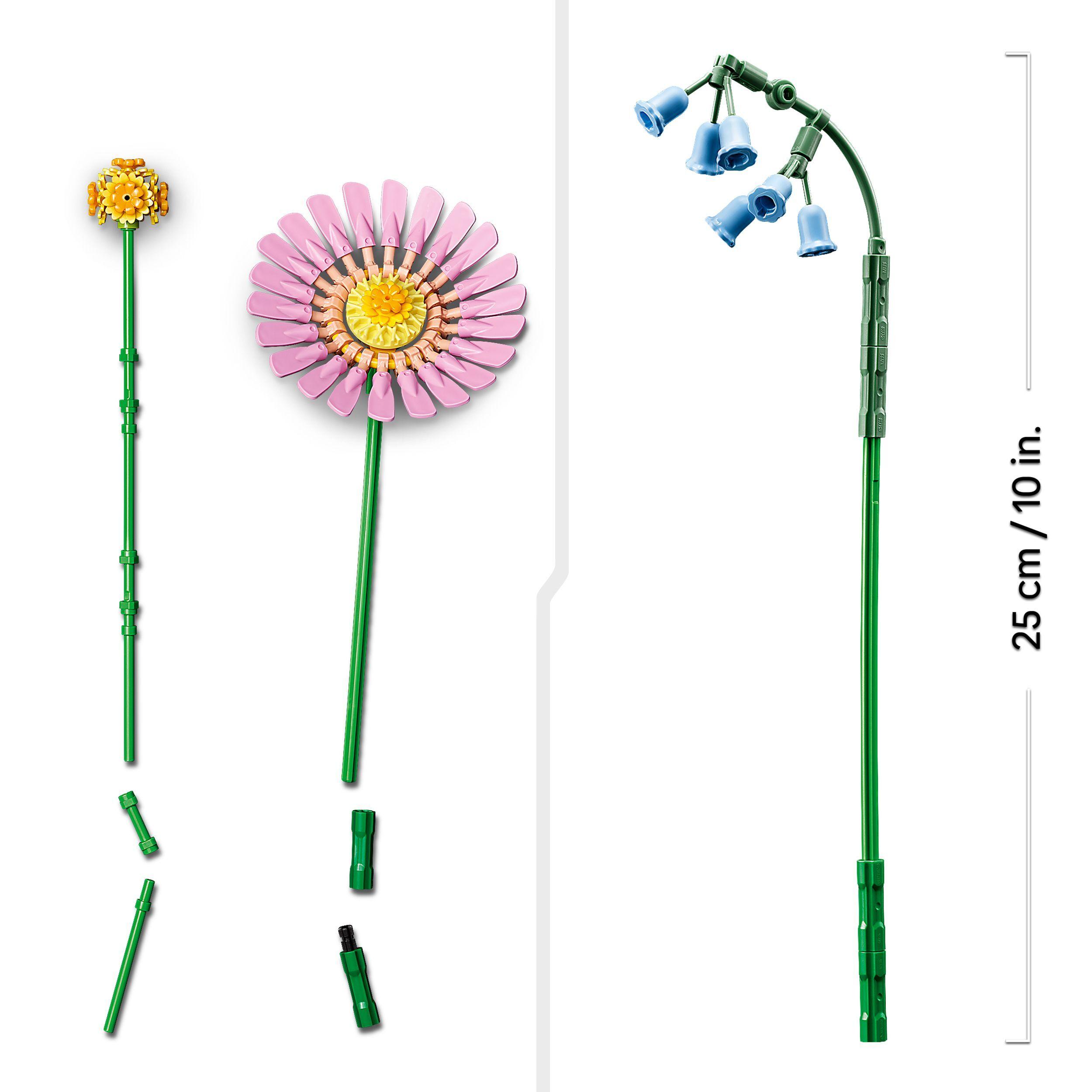 Voir la diapositive 5 : LEGO Botanicals 10347 Petit Bouquet Ensoleillé - Fleurs Artificielles - Jouet dès 9 ans