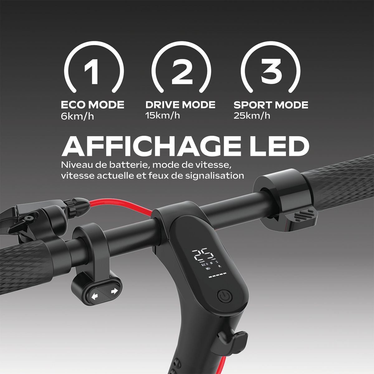 URBANGLIDE Trottinette électrique Ride 85 Lite - Noir