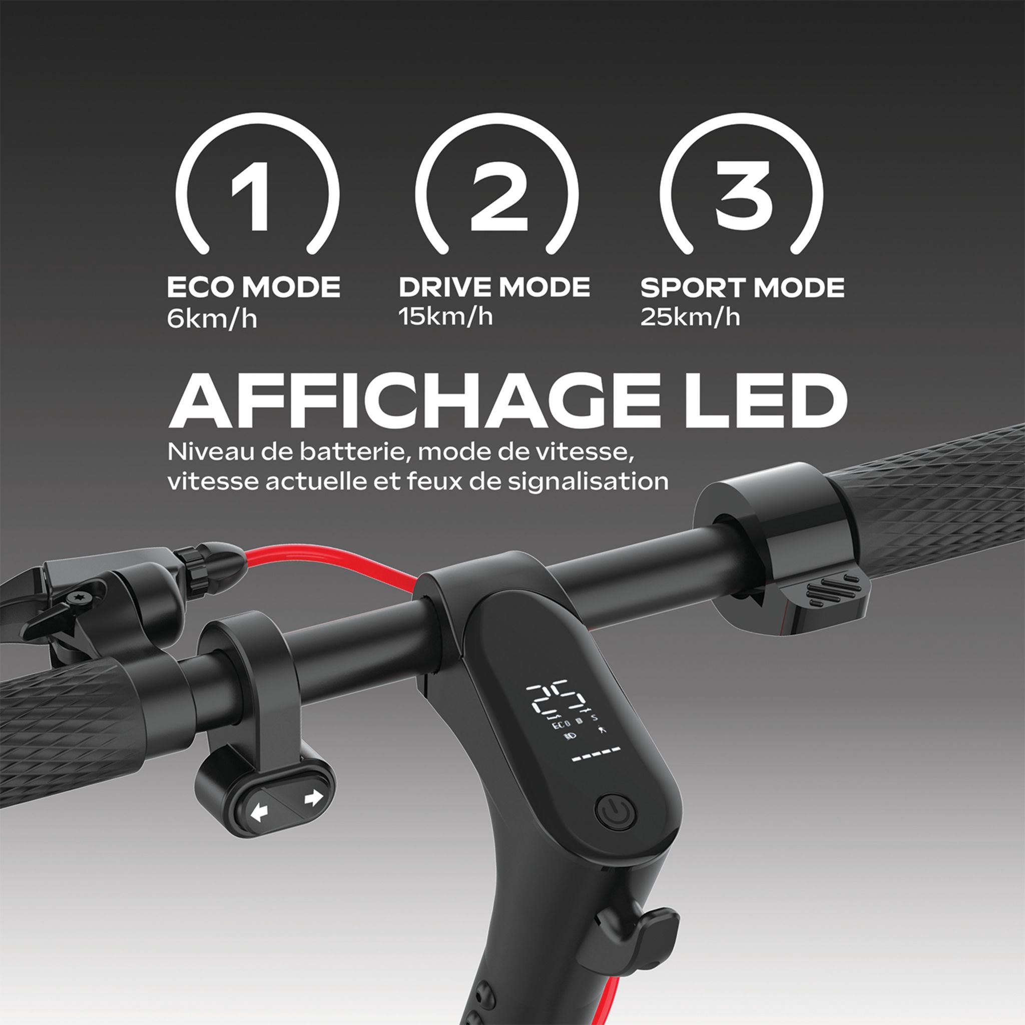 URBANGLIDE Trottinette électrique Ride 85 Lite - Noir