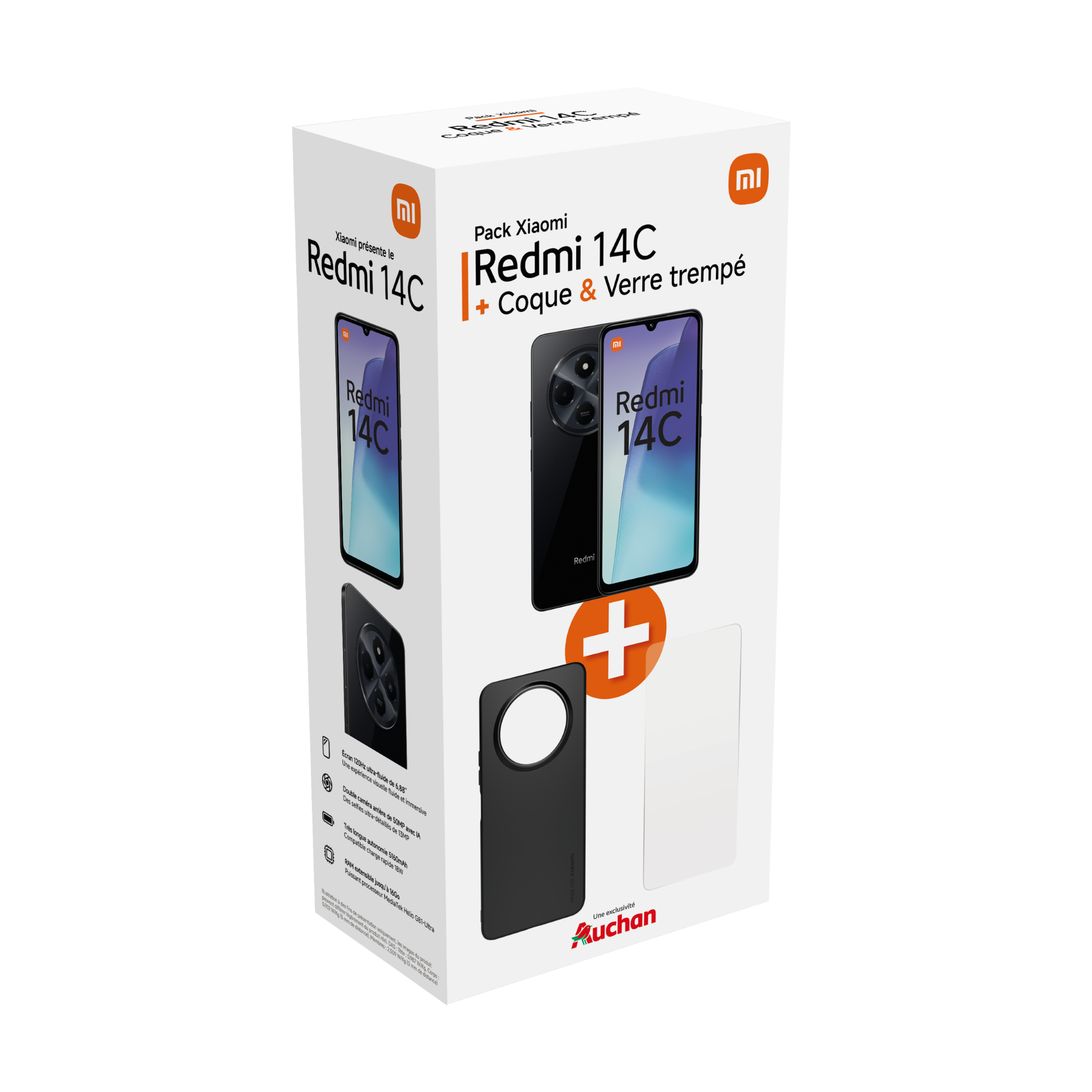 Voir la diapositive 3 : XIAOMI Redmi 14C 4G 128Go - Noir