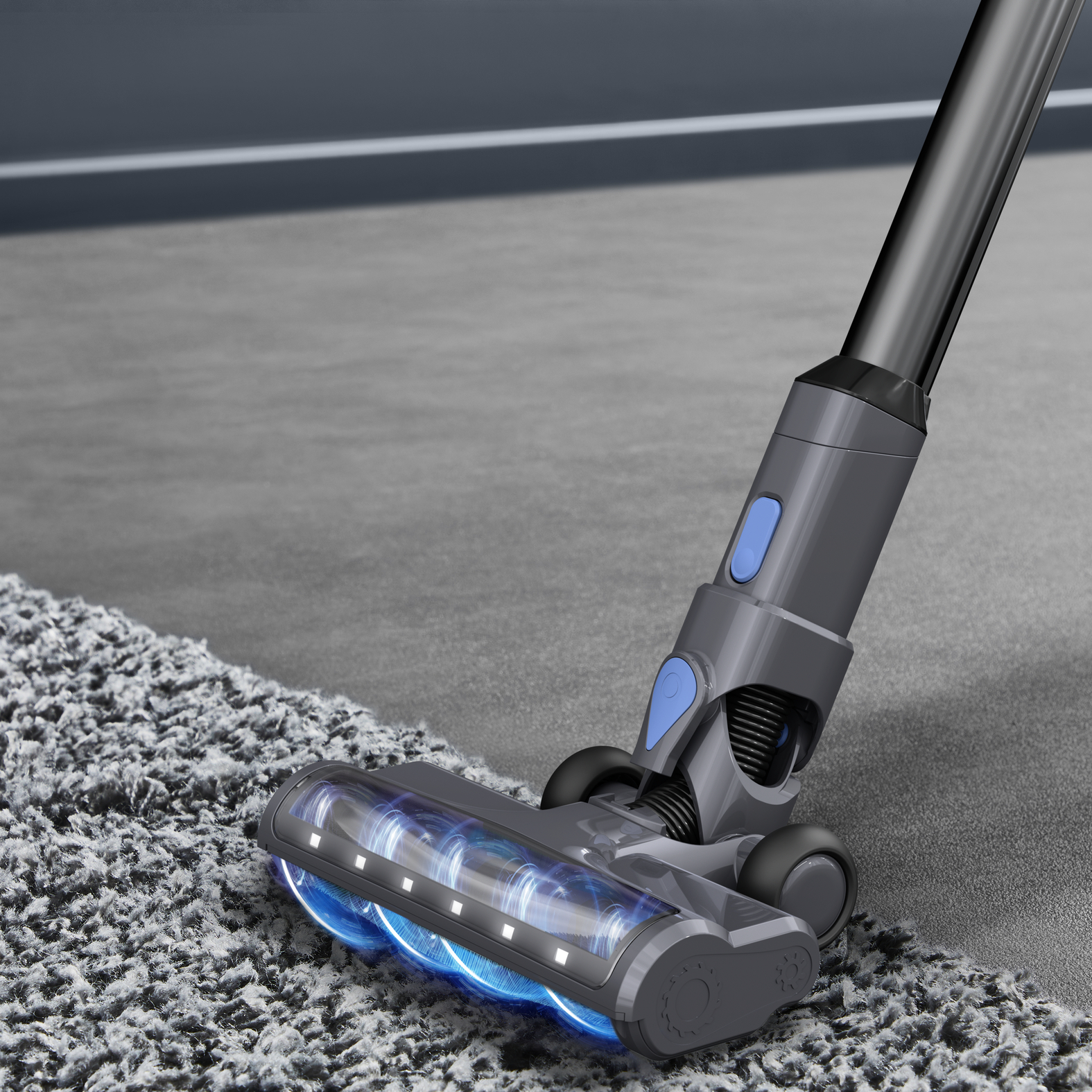 Voir la diapositive 4 : ROWENTA Aspirateur balai YY5561FE - Gris