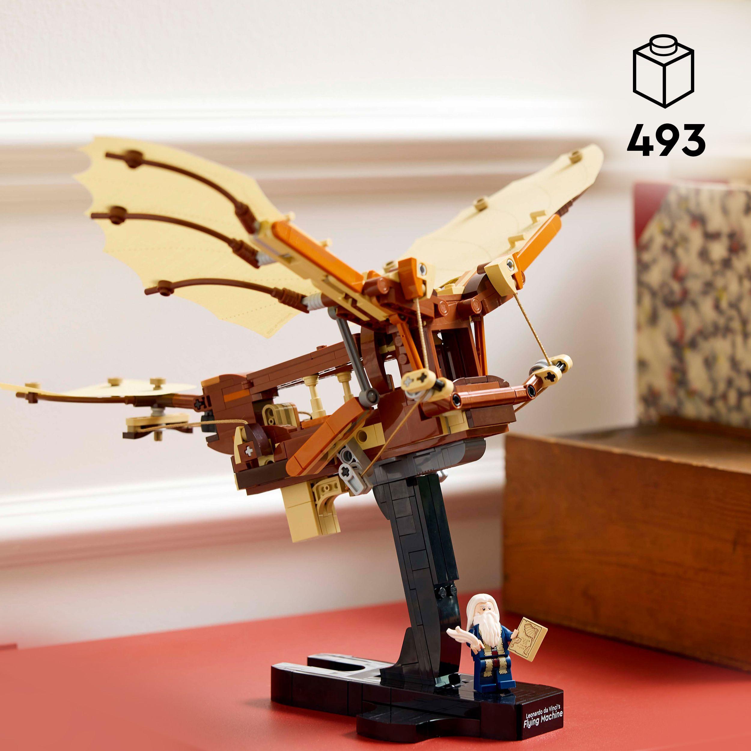 Voir la diapositive 3 : LEGO LEGO Icons 10363 La machine volante de Léonard de Vinci - Décoration pour adultes