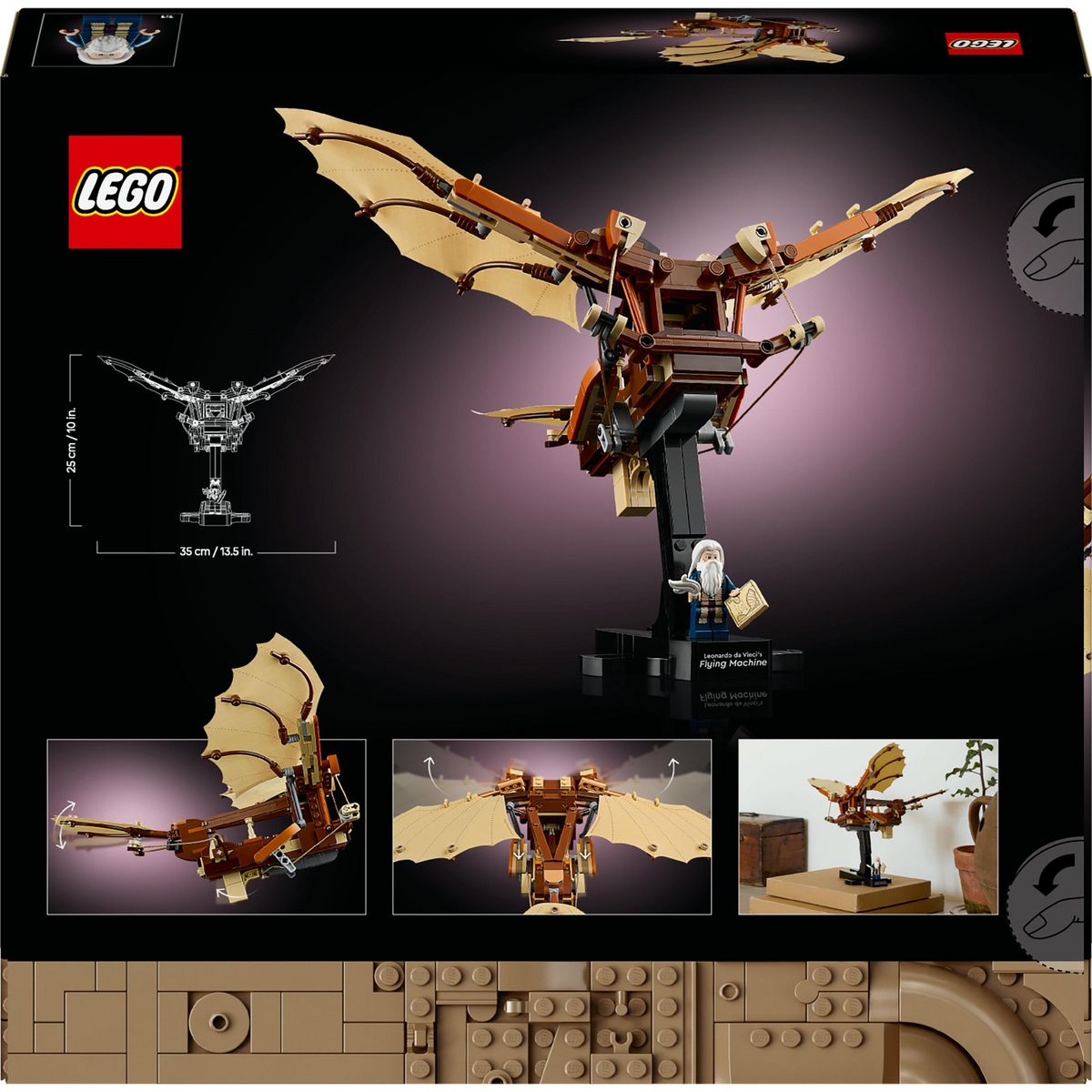 LEGO ICONS 10363 - Machine à voler Léonardo De Vinci