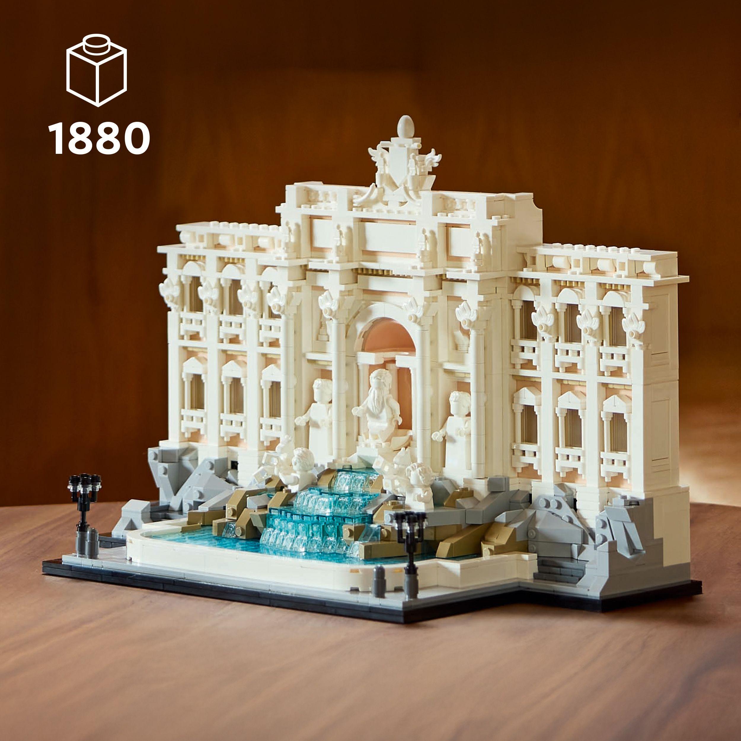 Voir la diapositive 2 : LEGO Architecture 21062 - La fontaine de Trevi, Rome