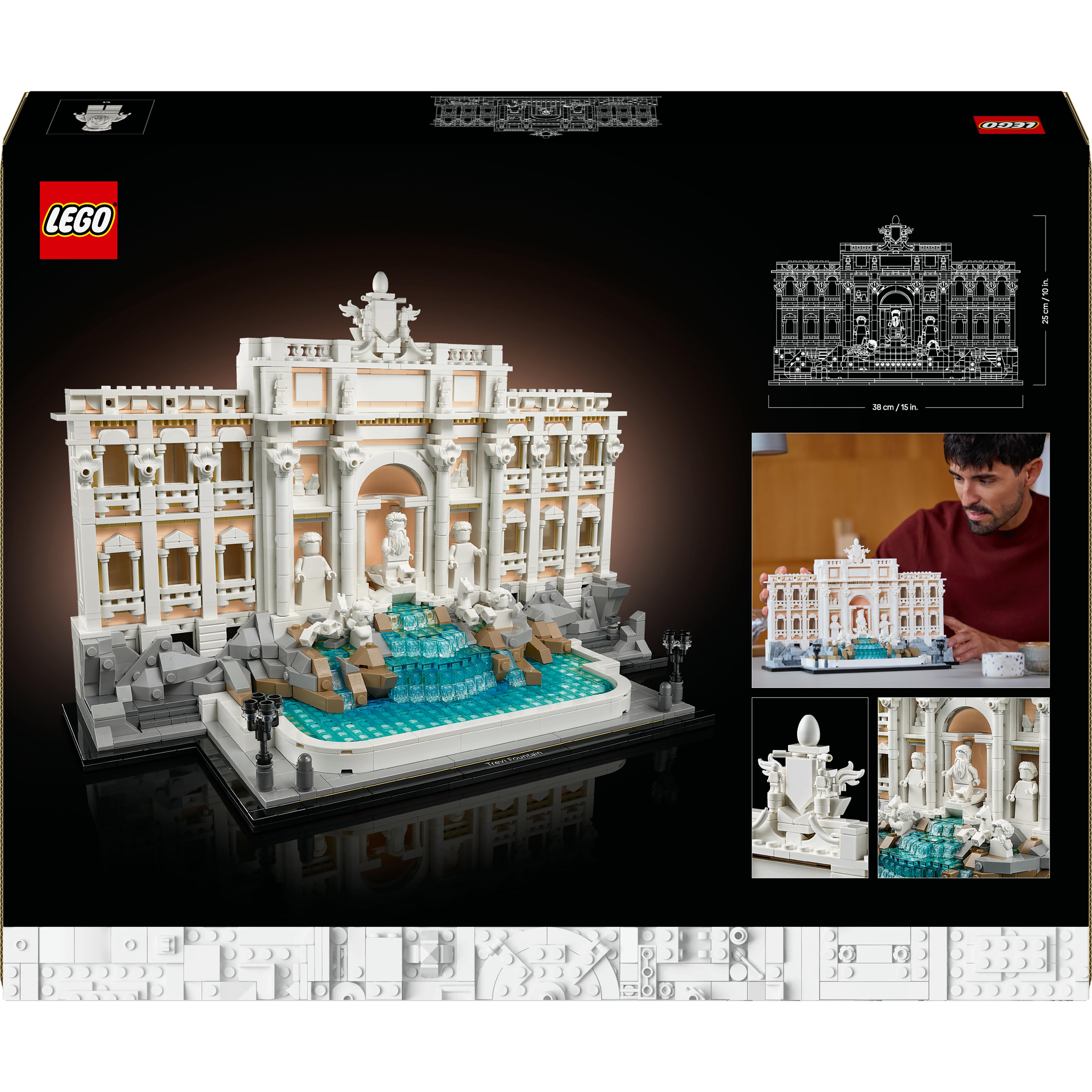 Voir la diapositive 7 : LEGO Architecture 21062 - La fontaine de Trevi, Rome