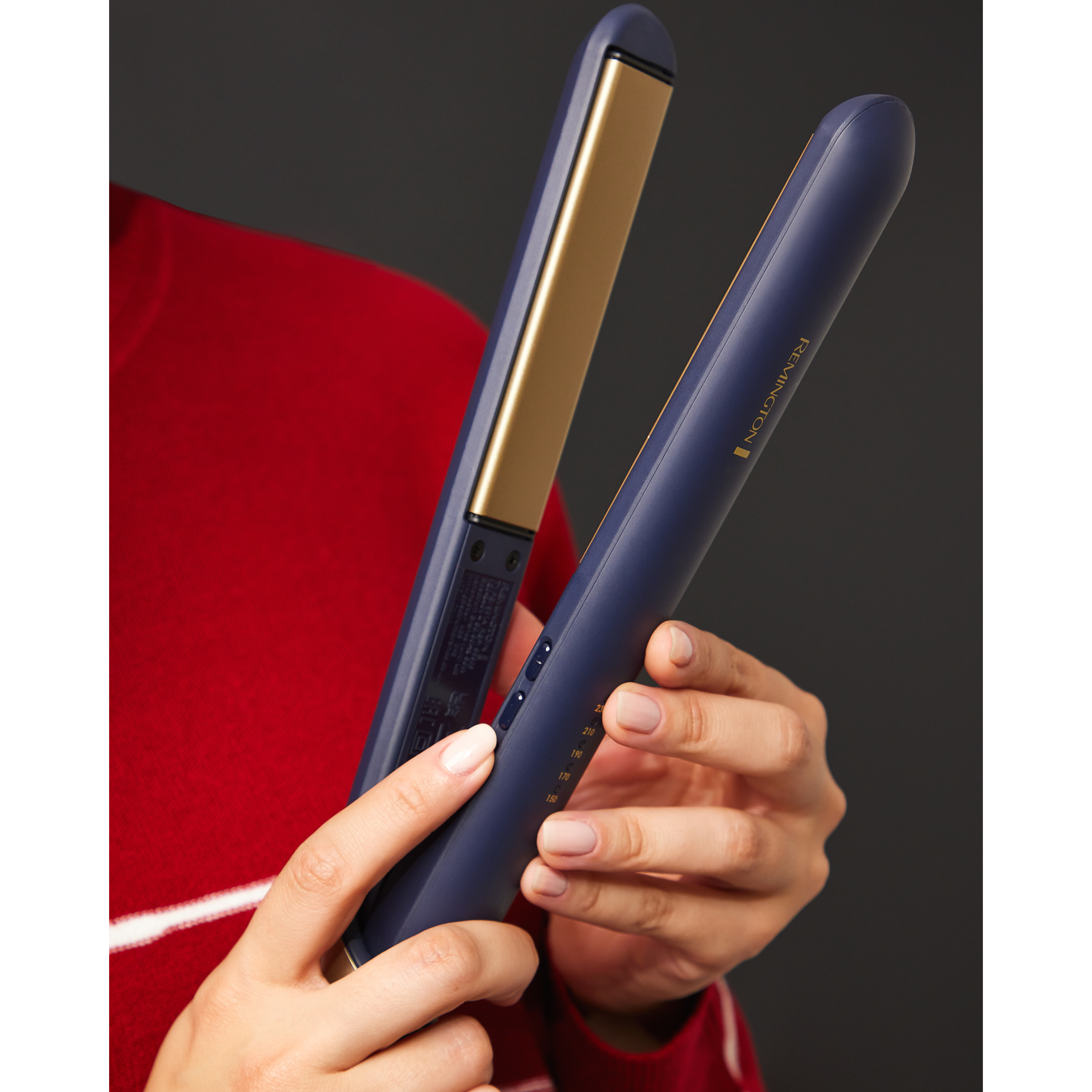 Voir la diapositive 4 : REMINGTON Lisseur S5805 - Bleu