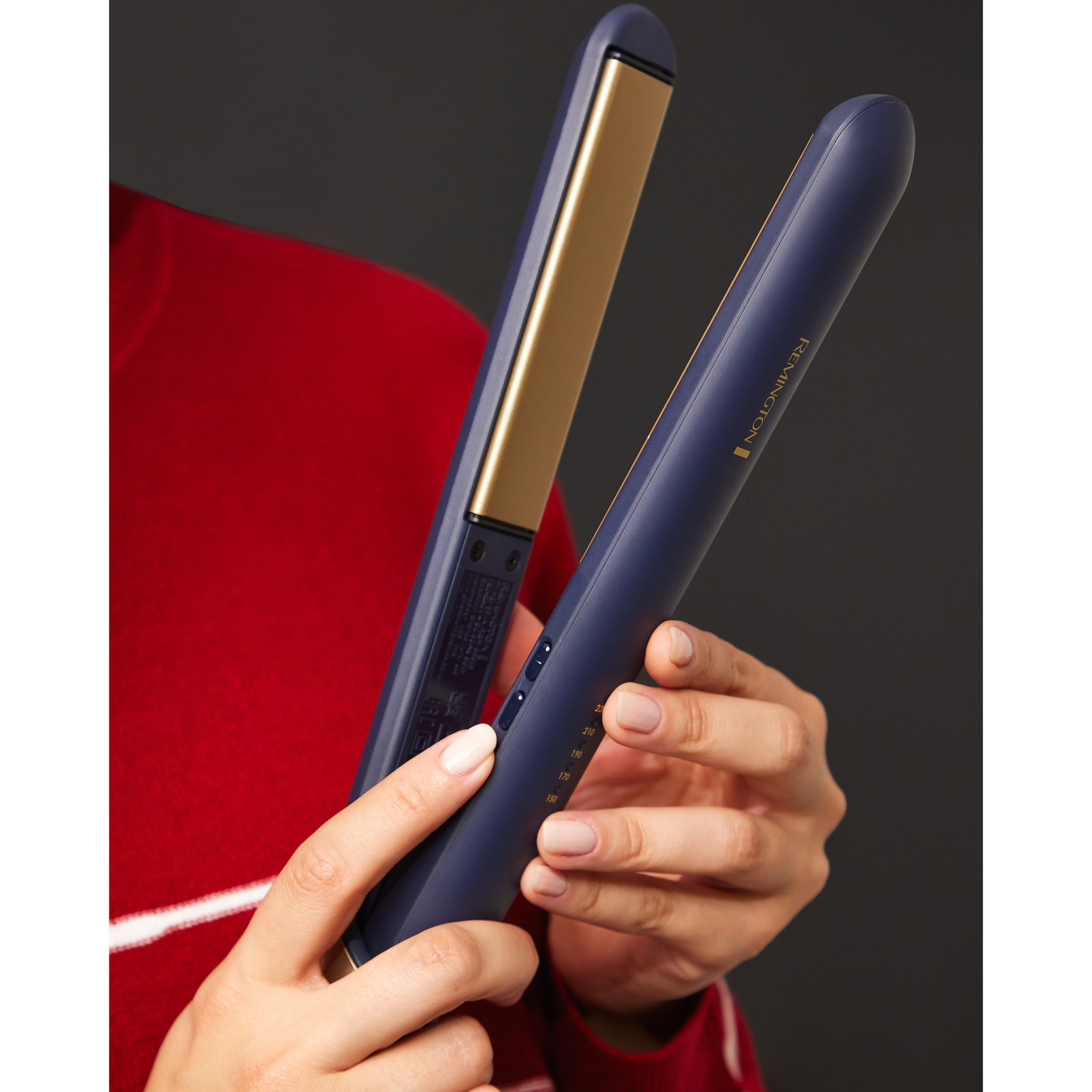 Voir la diapositive 4 : REMINGTON Lisseur S5805 - Bleu