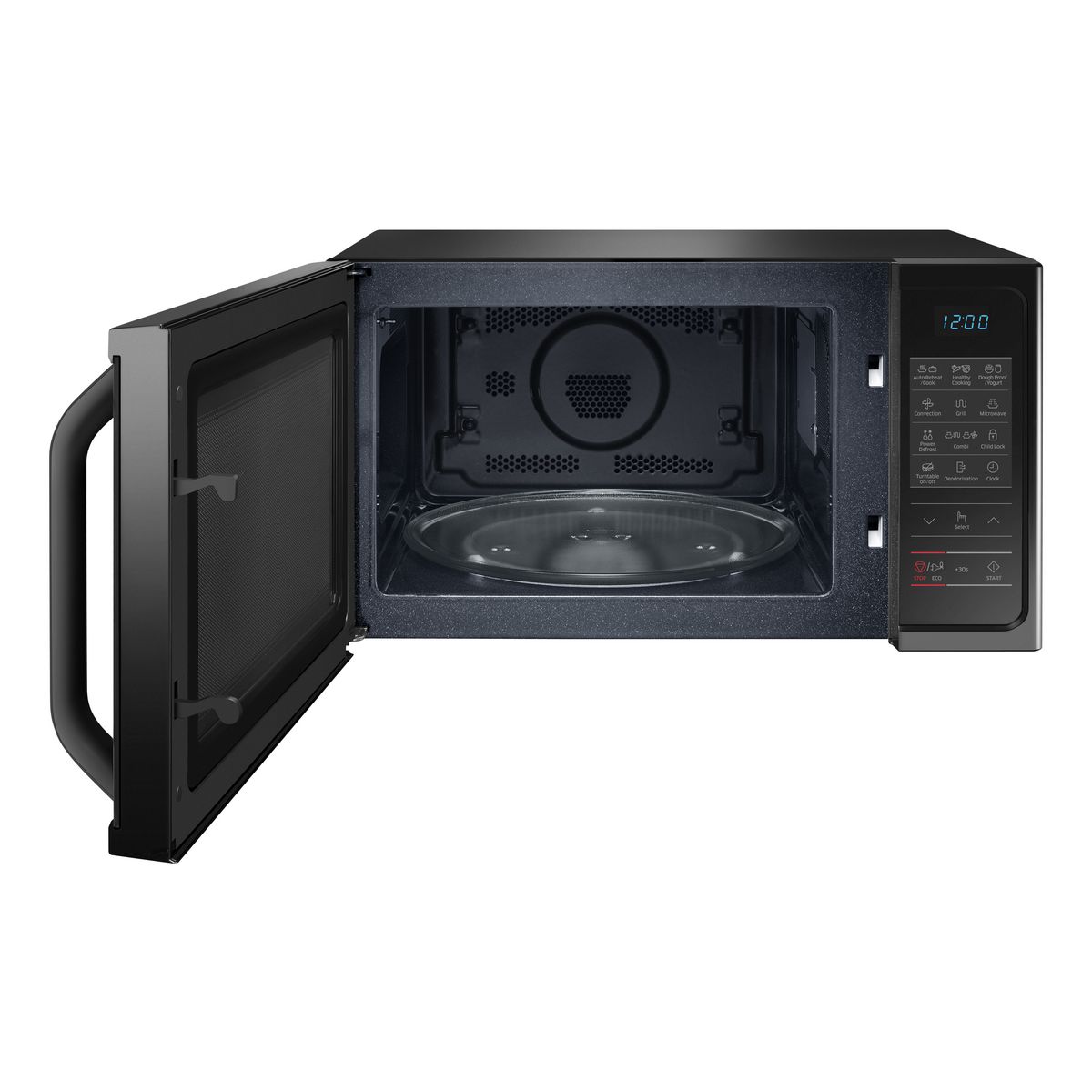 SAMSUNG Micro-onde combiné MC28H5013AK - 1400 W - Capacité 28 L - Noir